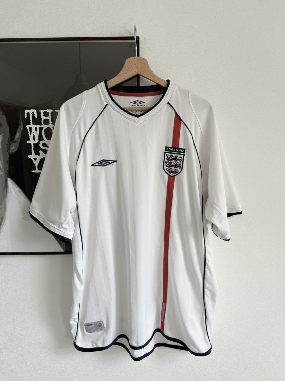 Umbro × Vintage Vintage Umbro England 2002 Soccer Jersey Size US XL / EU 56 / 4 - 1 Thumbnail