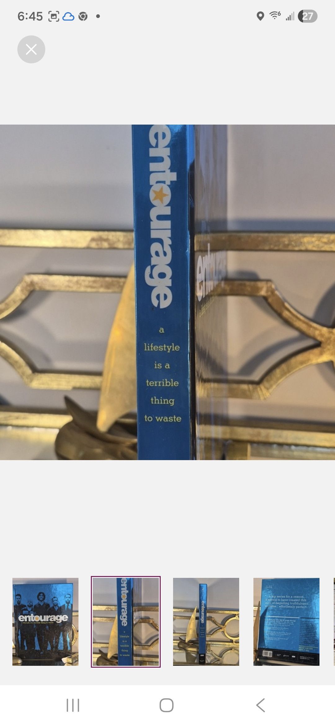 Other Entourage Hardcover-A Lifestyle is a terrible thing to waste Size ONE SIZE - 4 Thumbnail