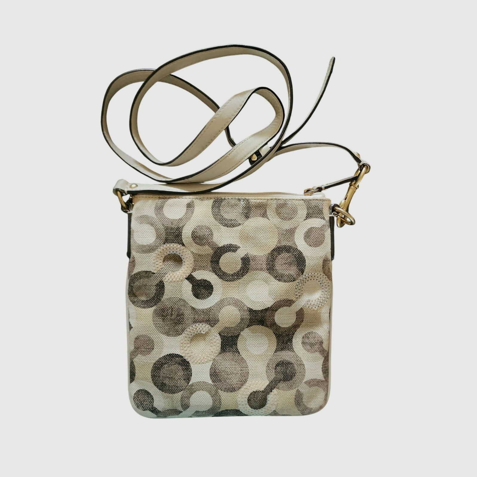 Coach Coach Kristin Swing Bag Crossbody Sequin Signature 43725 Size ONE SIZE - 2 Thumbnail