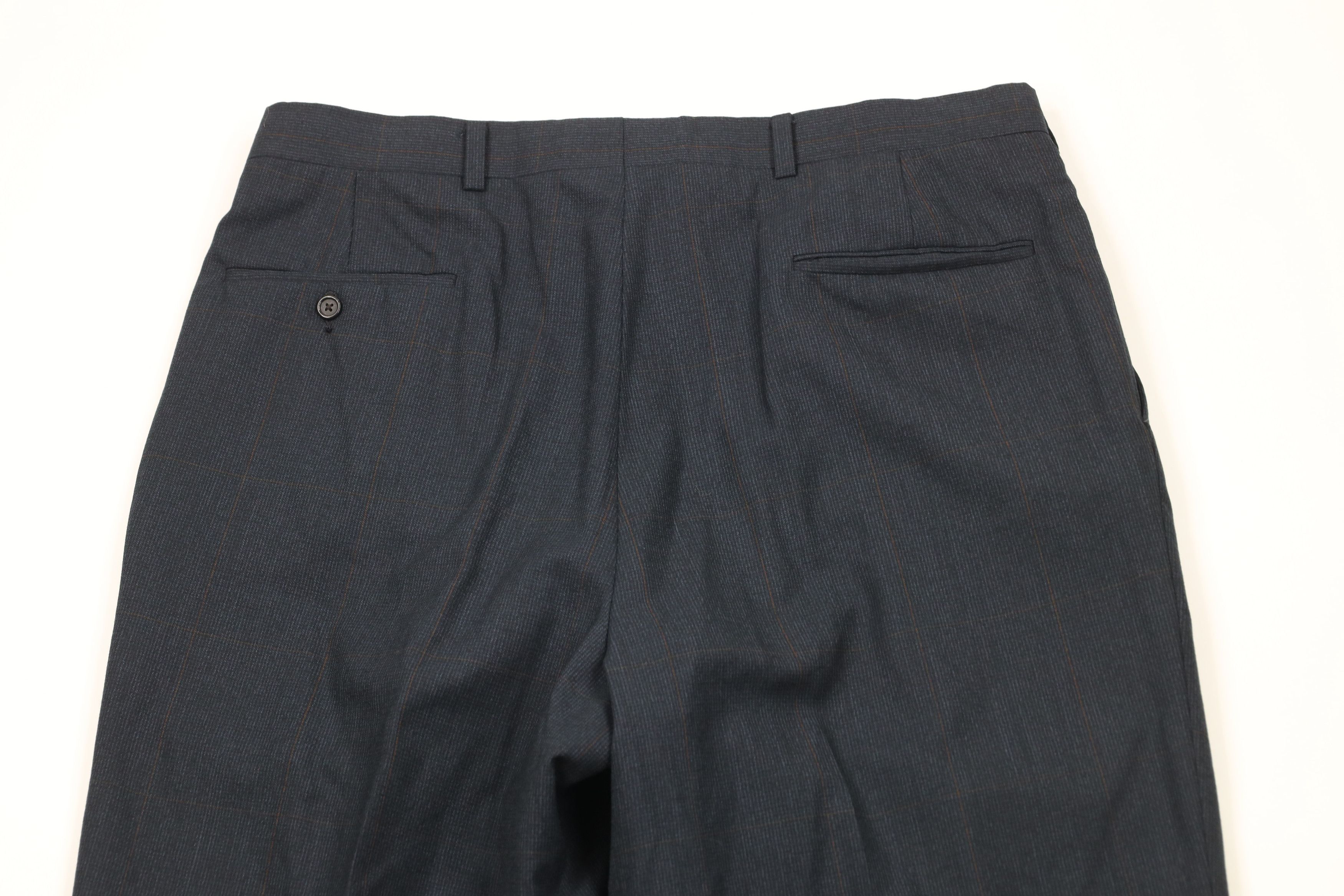 Vintage Vintage 90s Streetwear Pleated Cuffed Wide Leg Chino Pants Size US 36 / EU 52 - 8 Thumbnail