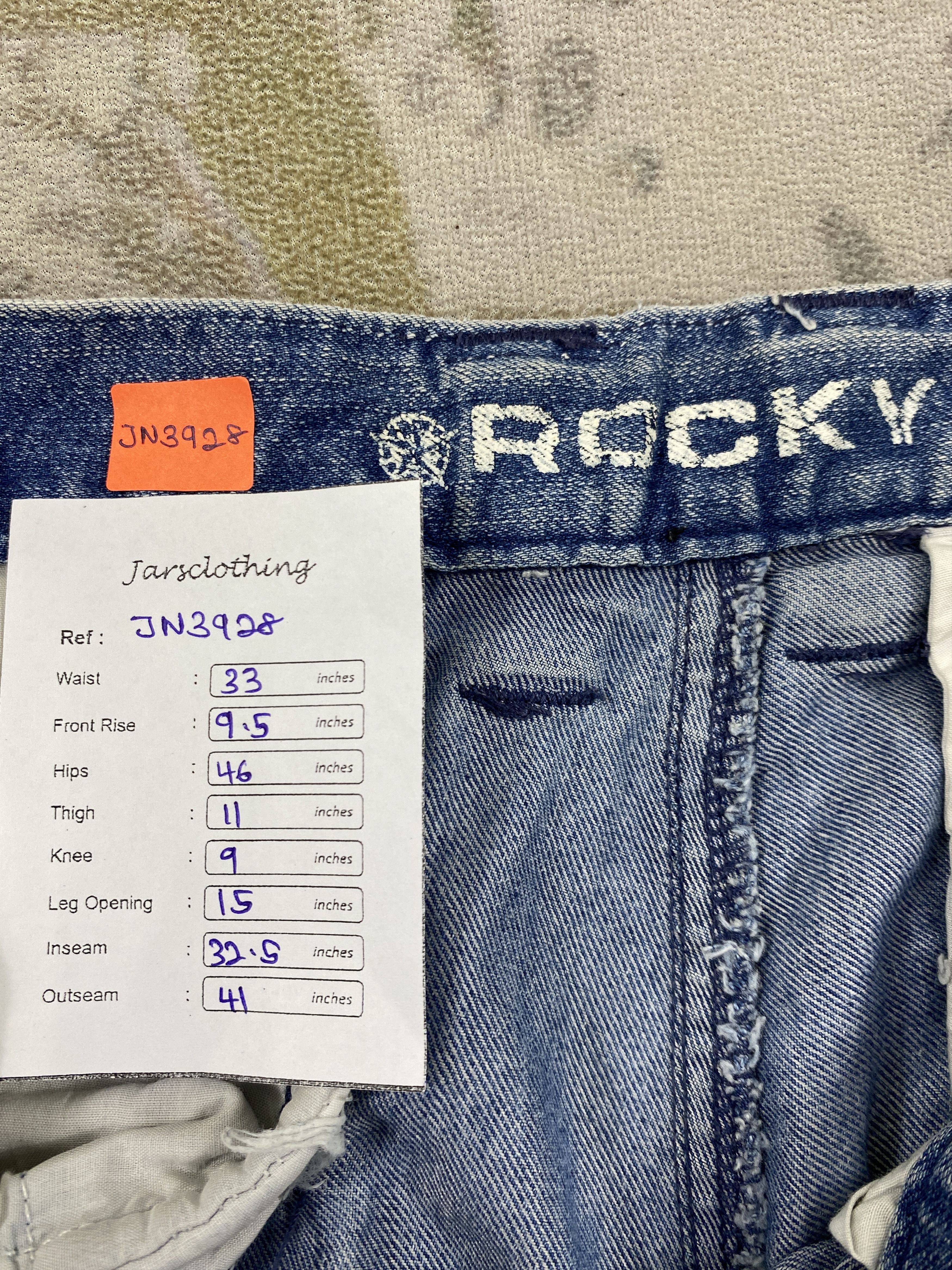 Japanese Brand Japanese Brand Multipocket Cargo Jeans 33x32.5 Denim- JN3928 Size US 33 - 8 Thumbnail