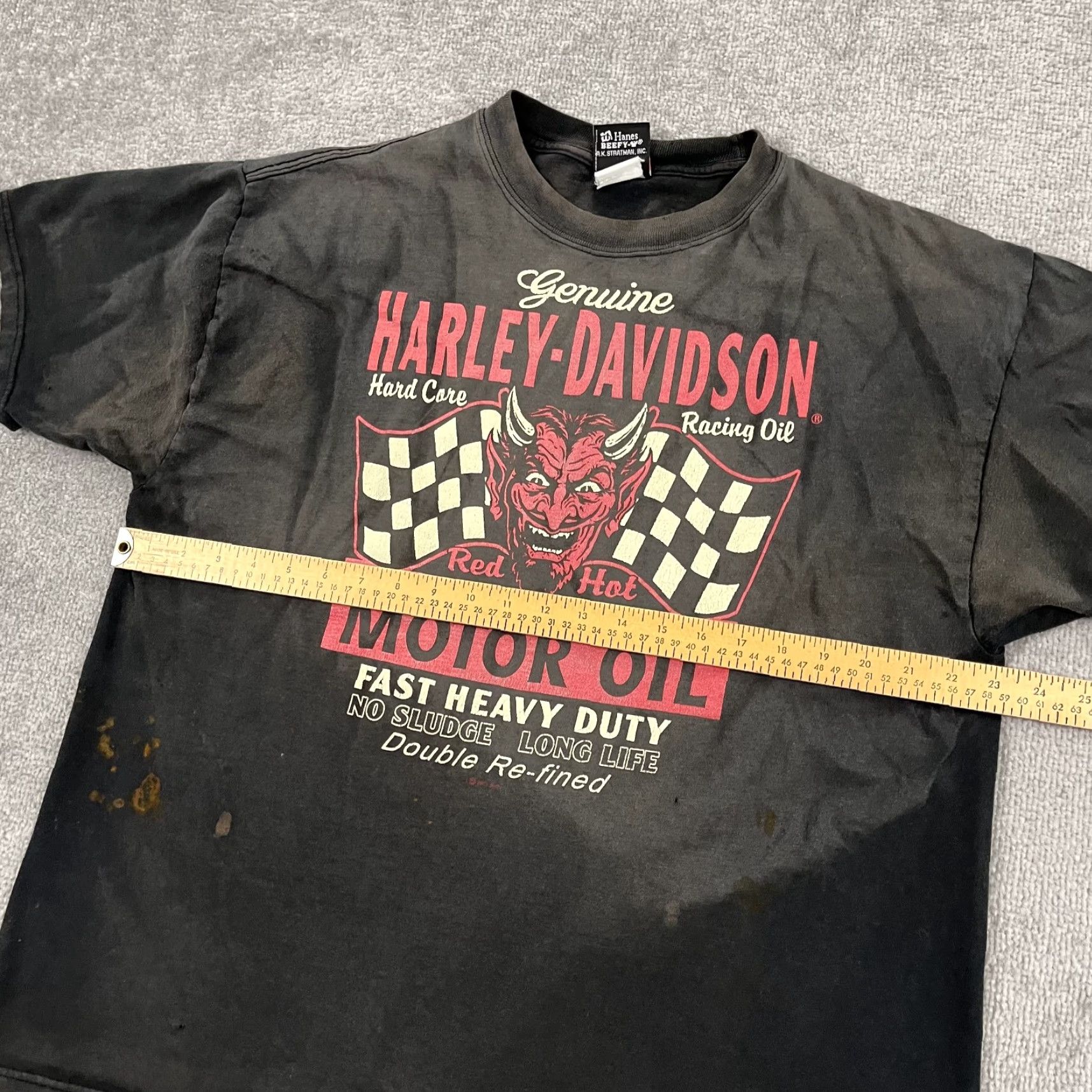 Harley Davidson VINTAGE Harley-Davidson Shirt Men L Black Graphic Print Skull Logo Short Sleeve Crew Neck 2000s Mens Size US L / EU 52-54 / 3 - 6 Thumbnail