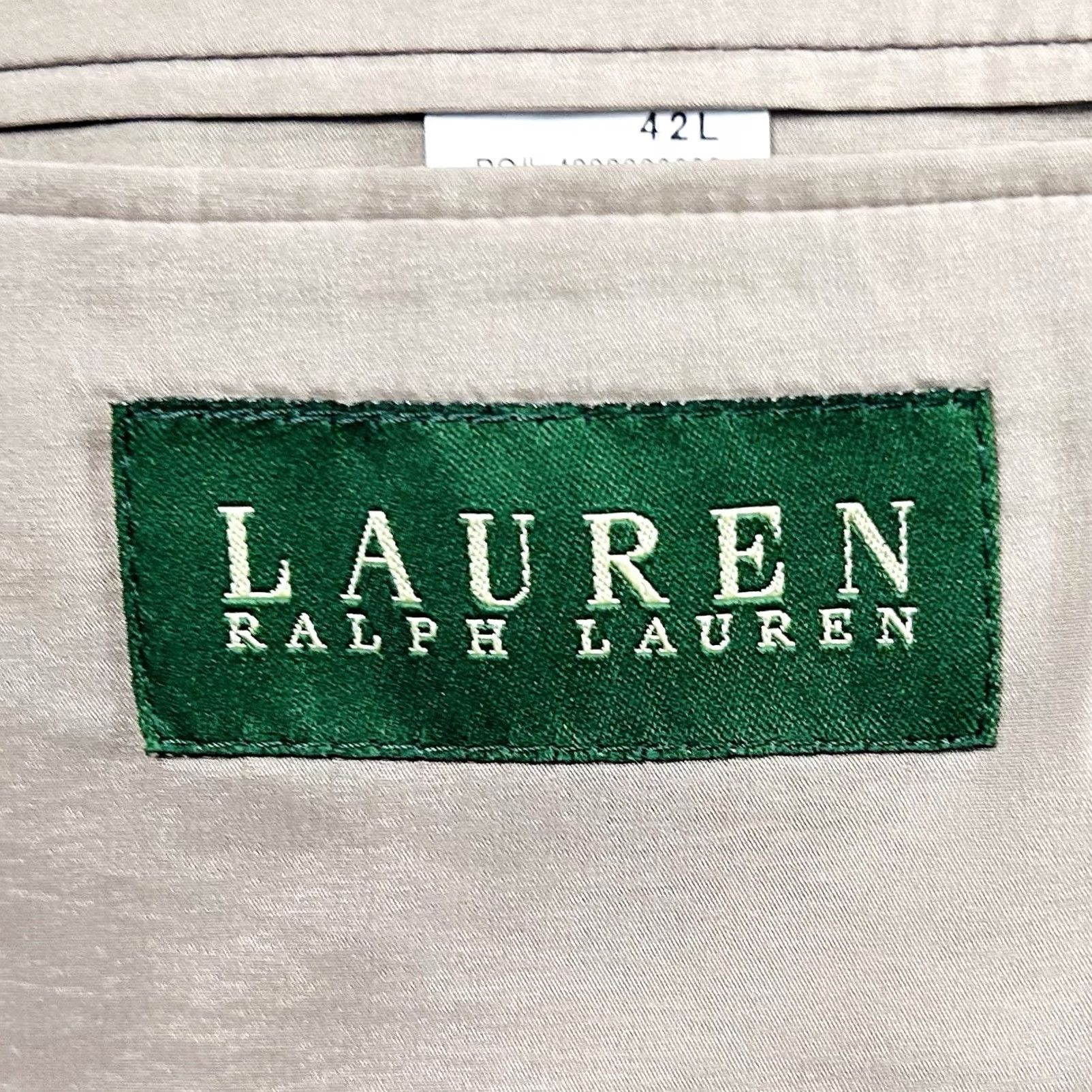 Ralph Lauren LRL Ralph Lauren Sport Coat 42L Brown Glen Plaid 100% Wool Two Button Vented Size US XS / EU 42 / 0 - 3 Thumbnail