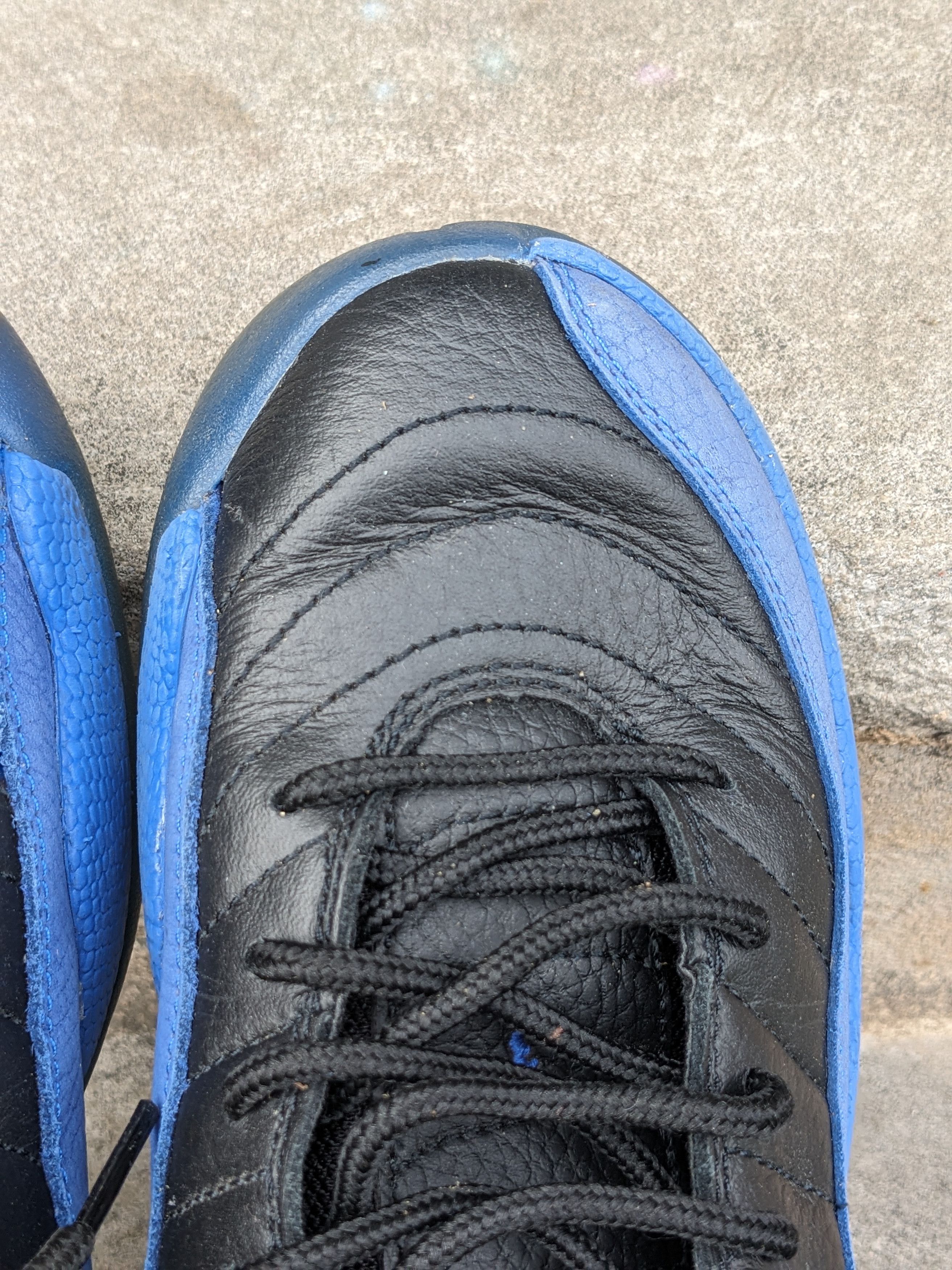 Jordan Brand × Nike Air Jordan 12 Retro Black Game Royal 153265-014 Size 6.5Y Size US 6.5 / EU 39-40 - 4 Thumbnail