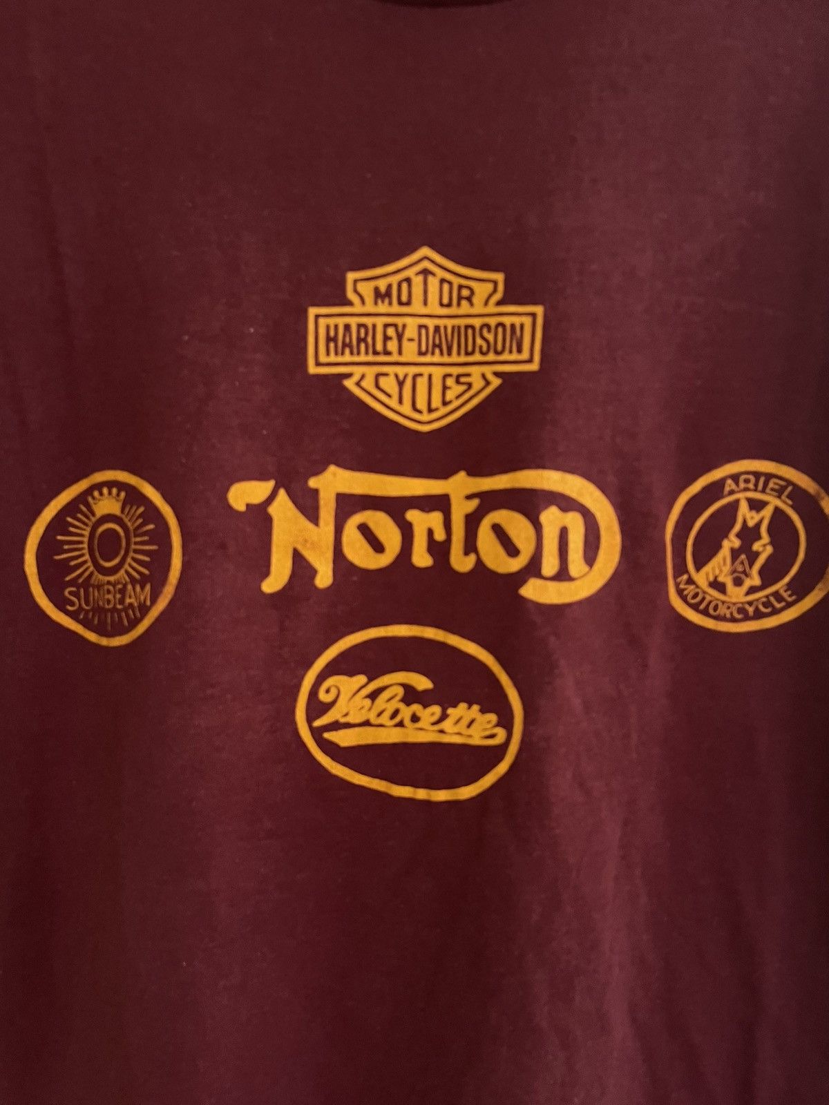 Vintage Vintage 80s Norton motorcycle kick start classic t shirt Size US M / EU 48-50 / 2 - 4 Thumbnail