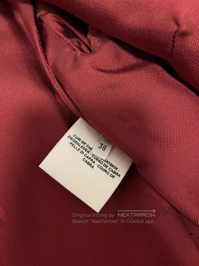 Hermes Hermes Red leather jacket Size XS / US 0-2 / IT 36-38 - 3 Thumbnail