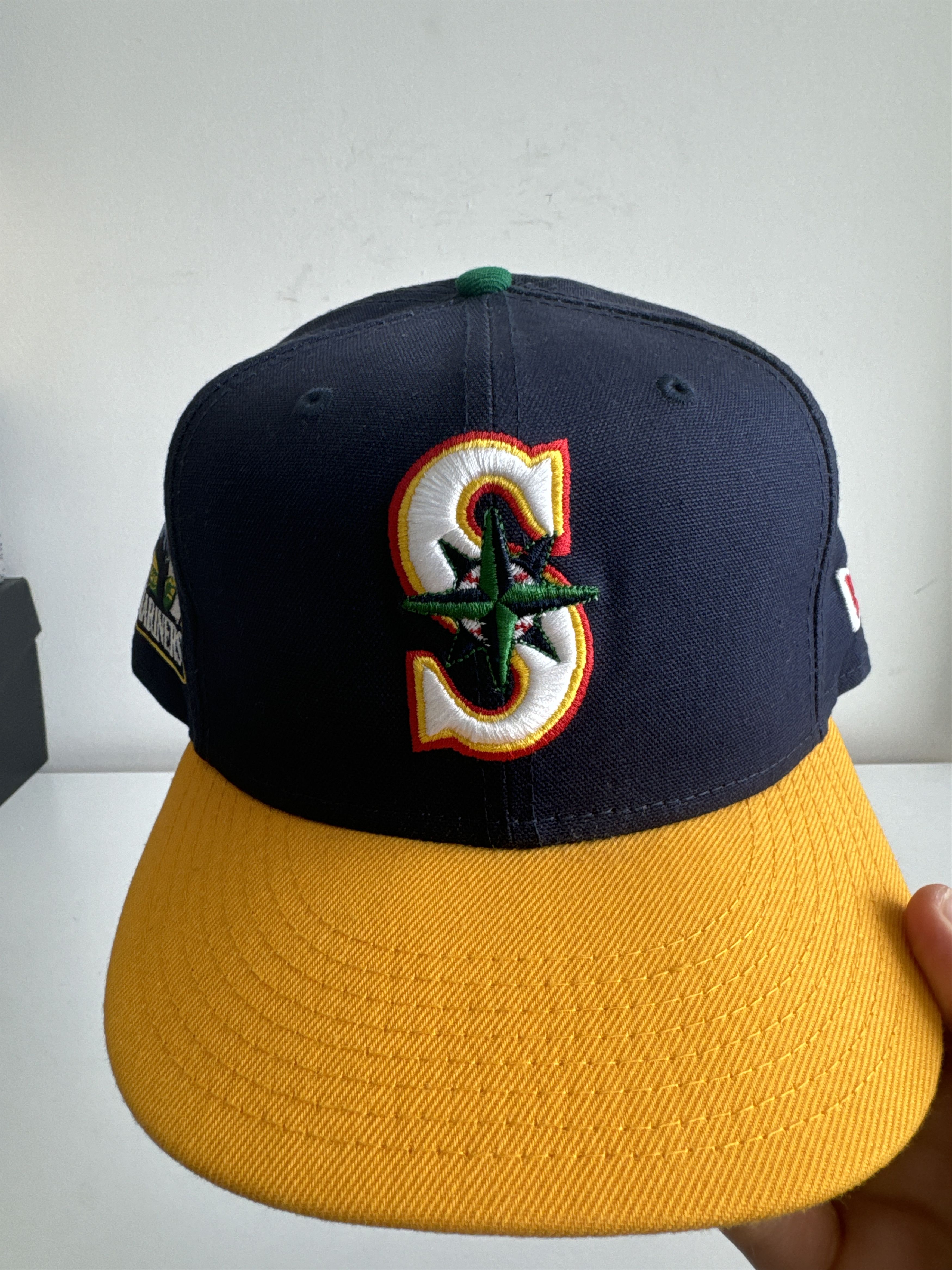 New Era Size 7 1/2 New Era Seattle Mariners Fitted Hat Size ONE SIZE - 5 Thumbnail