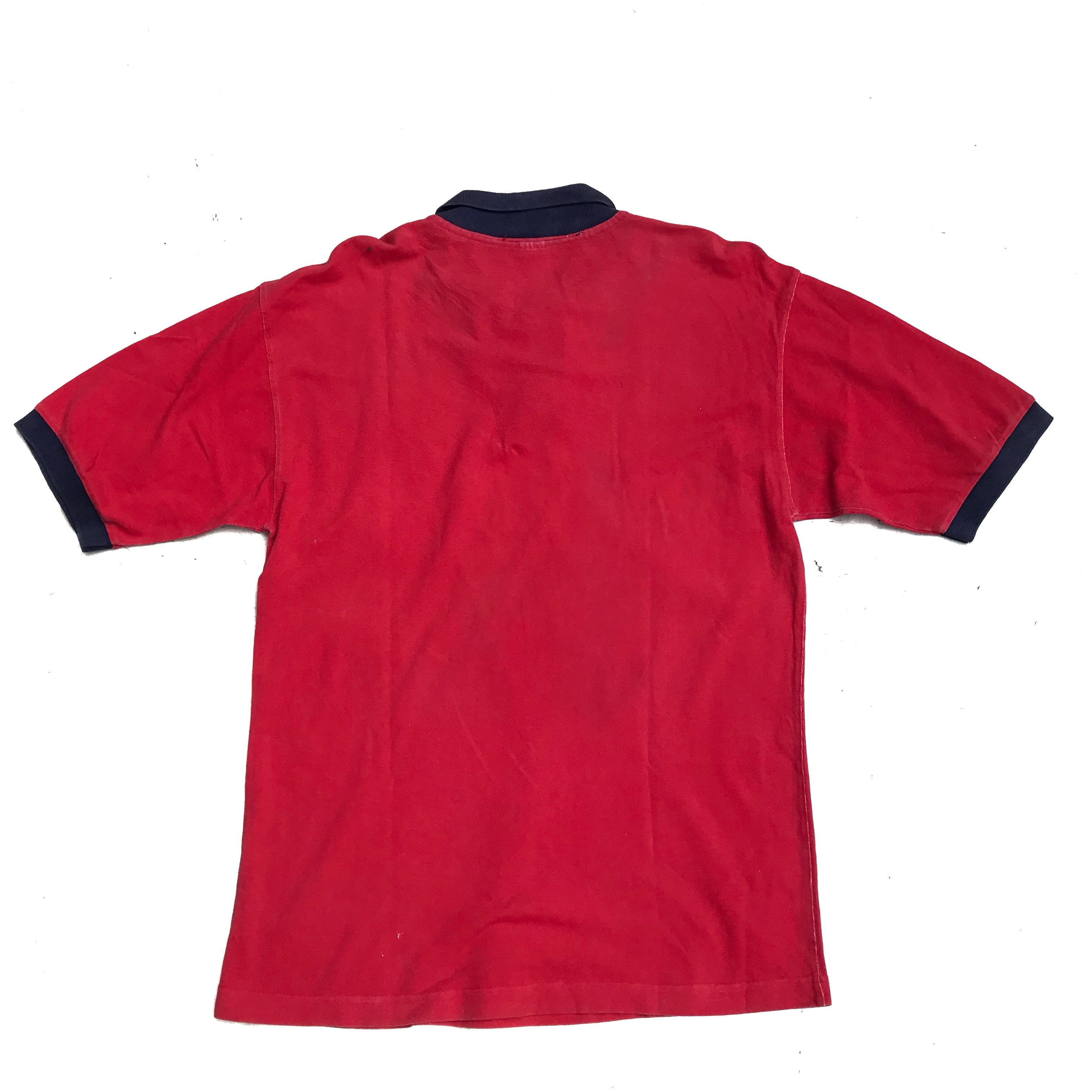 Iceberg × Vintage Vintage Sport Ice Italy Iceberg history Polo Shirt Red Navy Size US XL / EU 56 / 4 - 13 Thumbnail