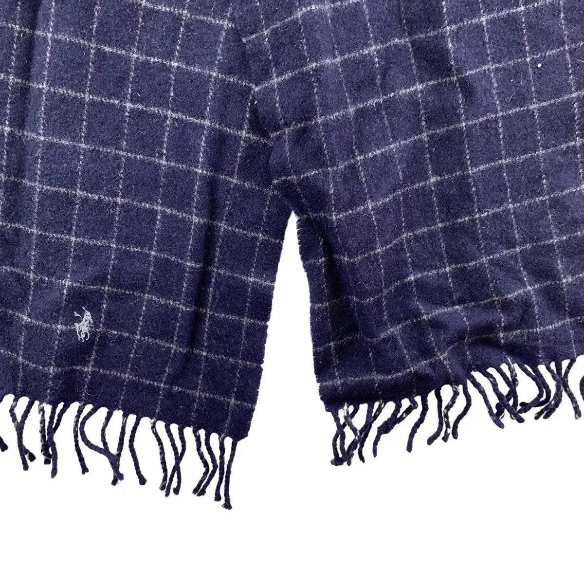 Polo Ralph Lauren POLO RALPH LAUREN Plaids Checks Lambswool Muffler Scarf Size ONE SIZE - 2 Thumbnail