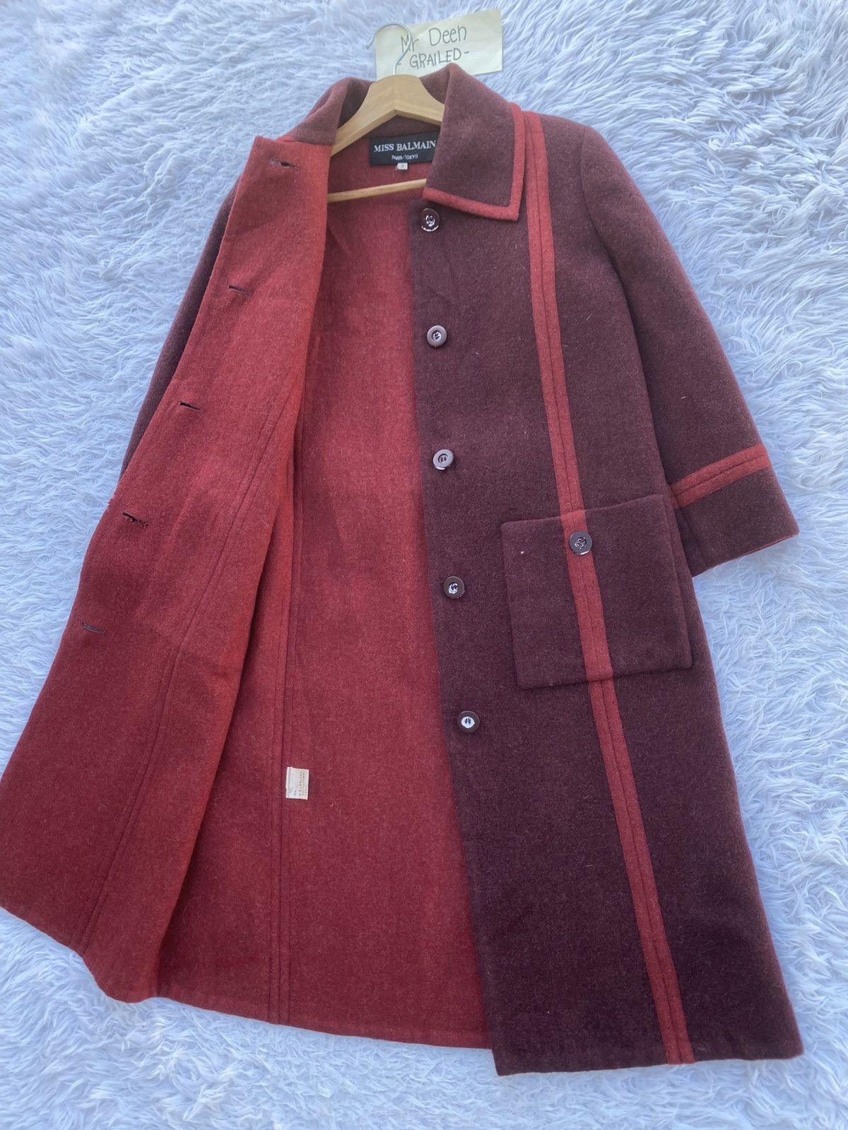 Balmain Rare Vintage 90s Swiss Balmain Wool Jacket Size M / US 6-8 / IT 42-44 - 9 Thumbnail