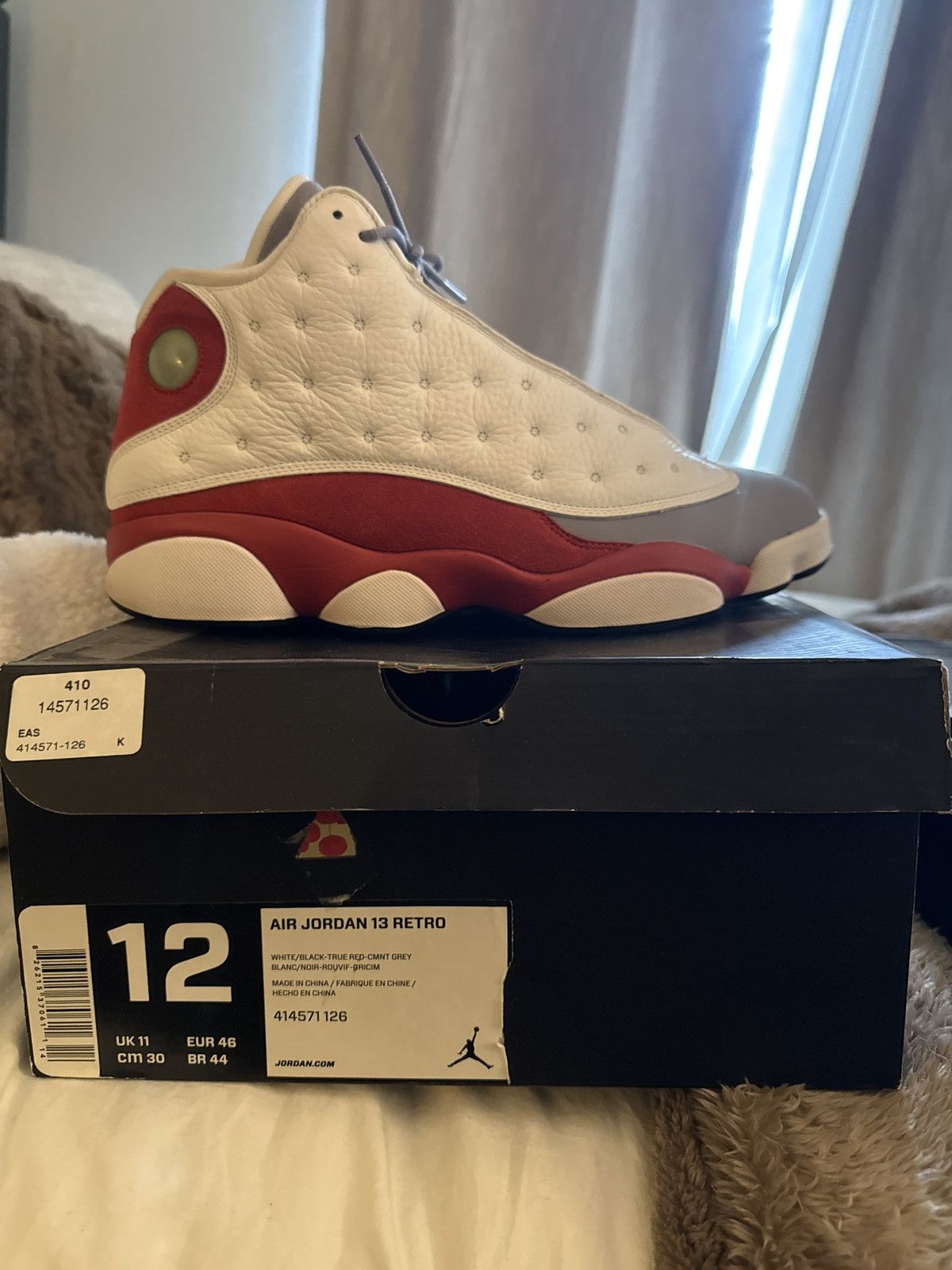 Jordan Brand Grey toe 13 Size US 12 / EU 45 - 2 Thumbnail