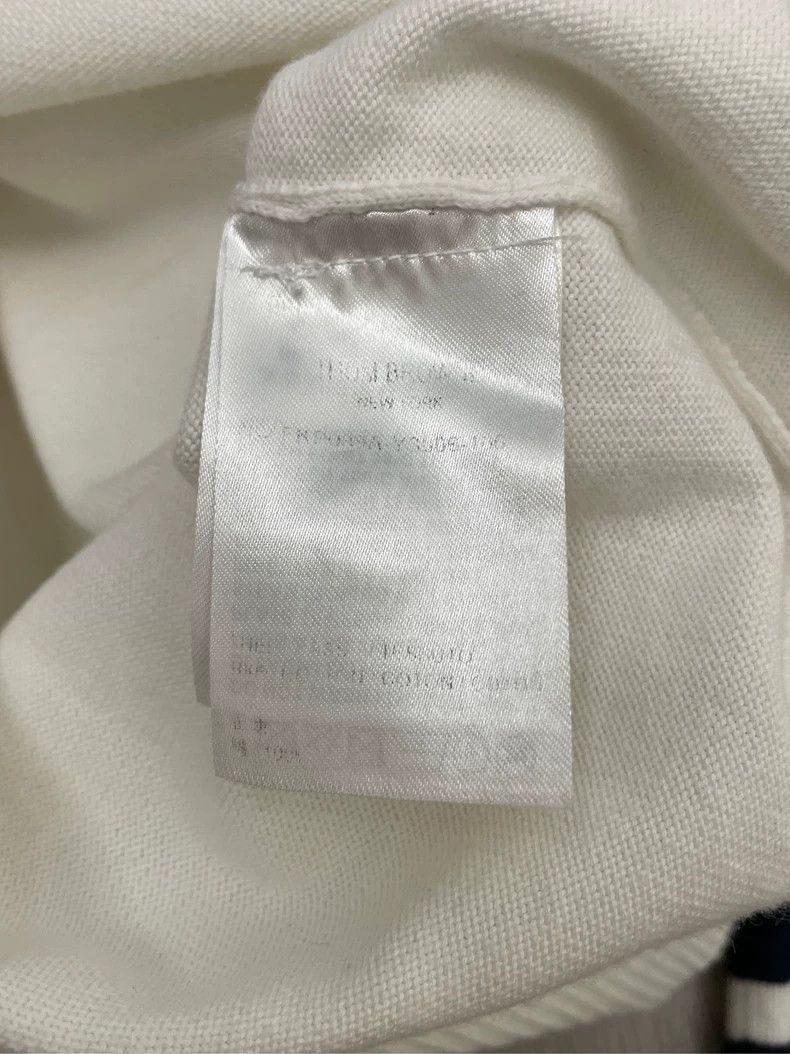 Thom Browne Thom browne White puppy four-striped Polo collar short slee Size XS / US 0-2 / IT 36-38 - 6 Thumbnail