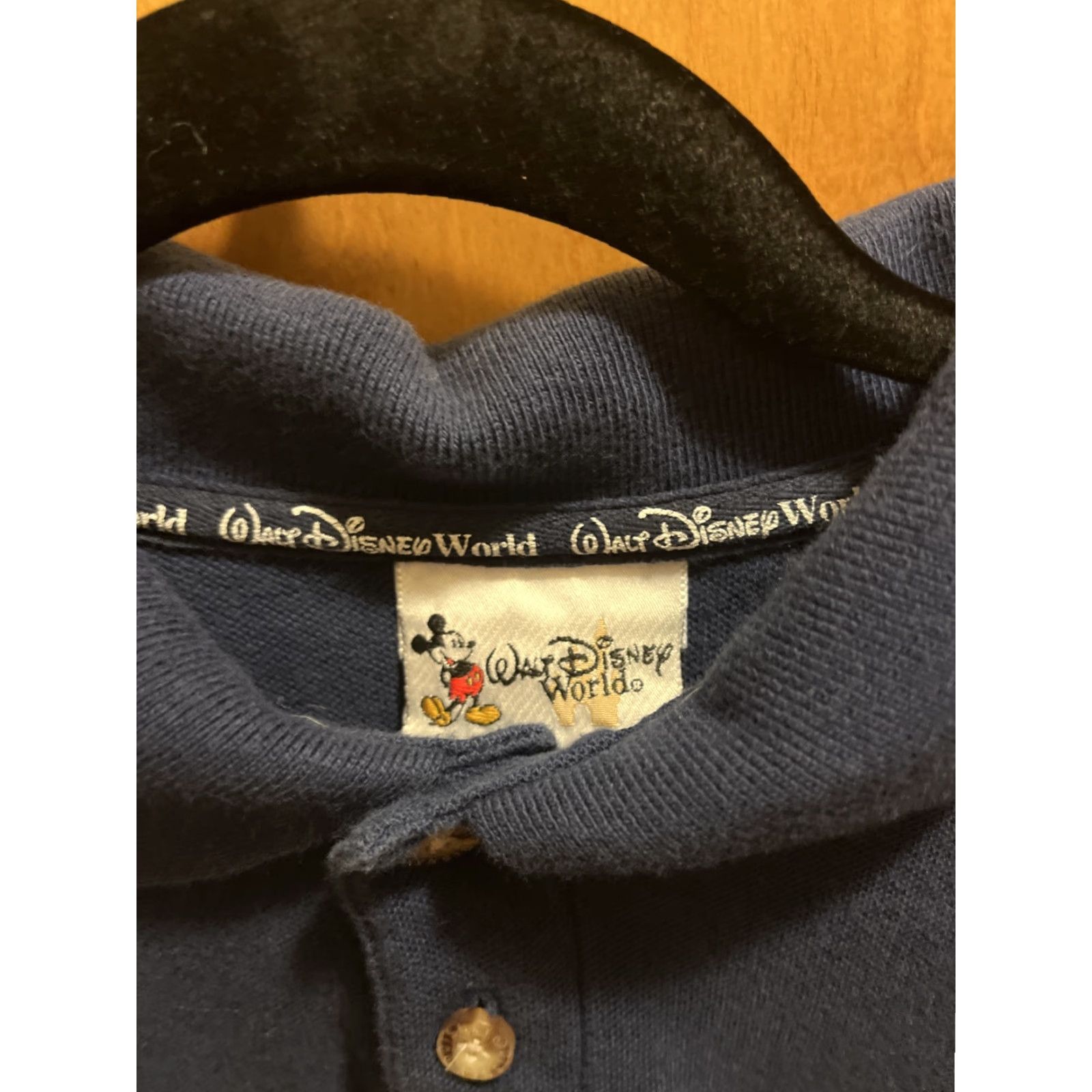 Vintage VINTAGE Disney Polo Shirt Men Medium Blue Embroidered Mickey Mouse Short Sleeve Casual Summer Size US M / EU 48-50 / 2 - 3 Thumbnail
