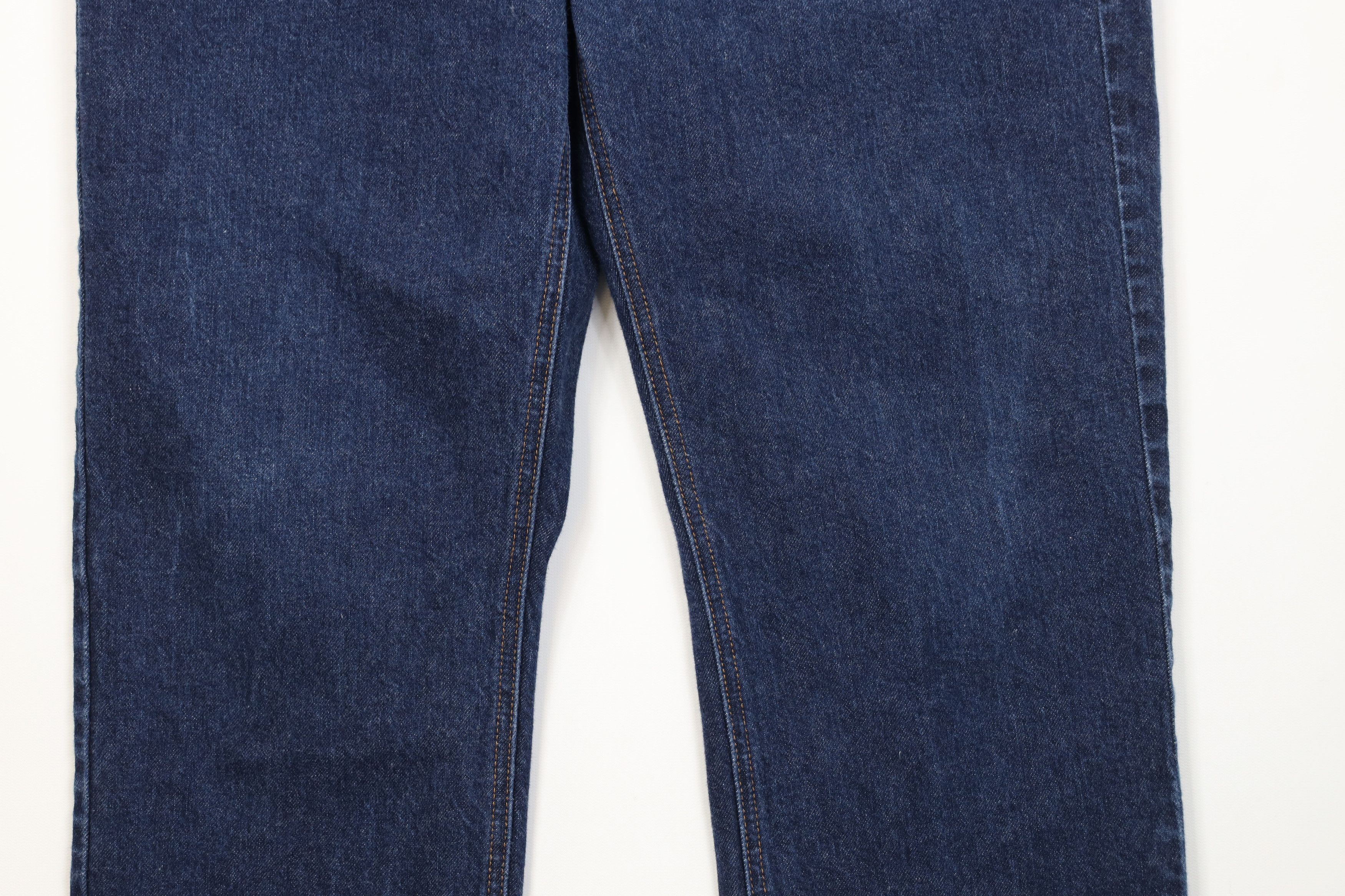 Lands' End Vintage 90s Lands End Straight Leg Denim Jeans Blue Cotton Size 34" / US 12 / IT 48 - 4 Thumbnail