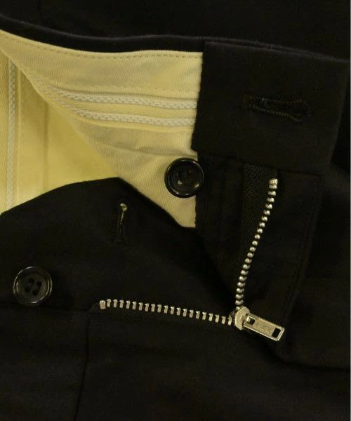 Comme des Garcons Homme Deux Casual Pants Wool Polyester Slacks Plain Zipper Black Size US 33 - 4 Thumbnail