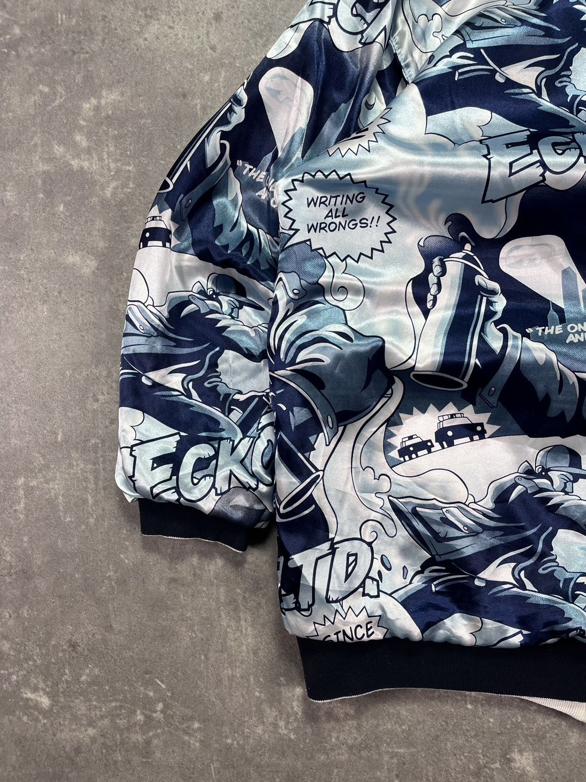 Ecko Unltd. 00s Ecko Unltd. Reversible AOP Printed Baggy Zip Hoodie XXL Size US XXL / EU 58 / 5 - 21 Thumbnail
