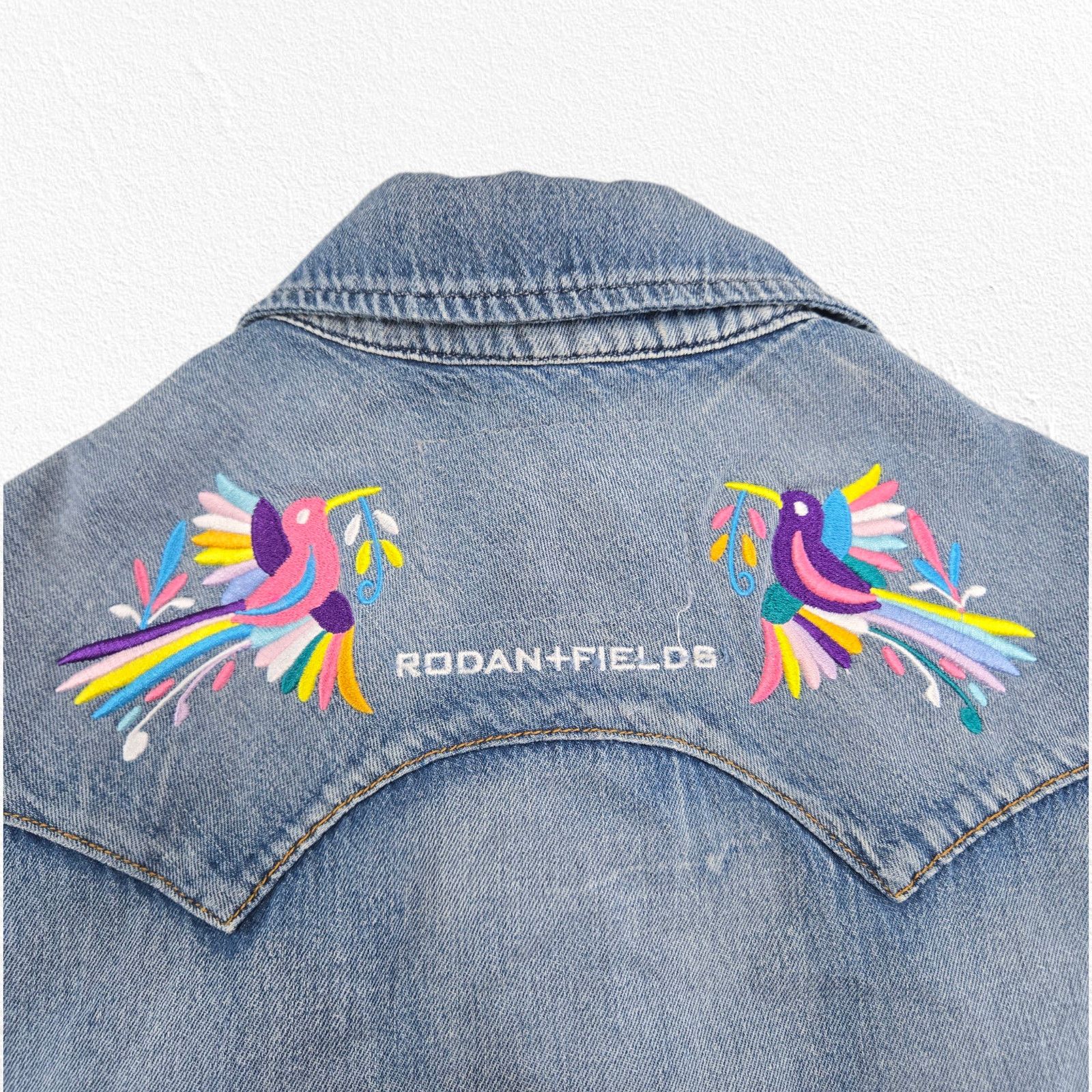 Imogene + Willie Imogene + Willie x Rodan + Fields Denim Western Vest Small Size S / US 4 / IT 40 - 4 Thumbnail