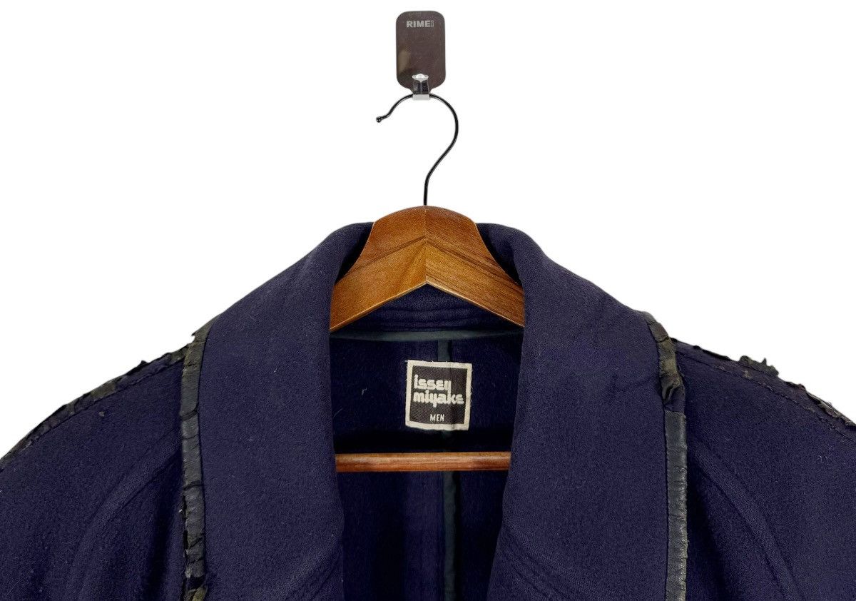Issey Miyake × Vintage 80s VINTAGE ISSEY MIYAKE DOUBLE BREASTED COAT Size US M / EU 48-50 / 2 - 9 Thumbnail