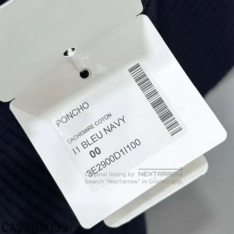 Hermes Hermes size TU Knitted cashmere cape Size L / US 10 / IT 46 - 4 Thumbnail
