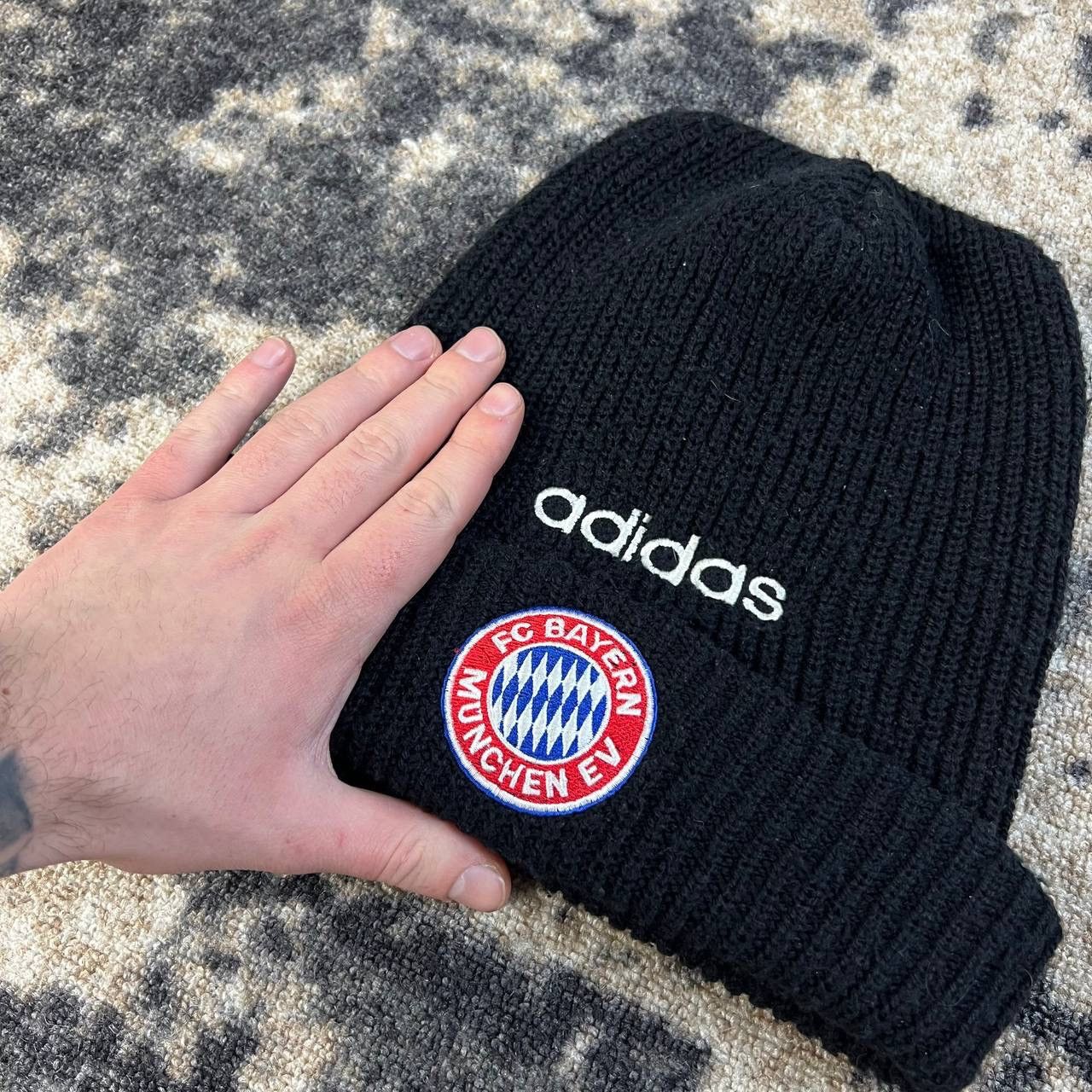 Adidas Adidas Munchen Bayern Vintage 90s Beanie Hat Size ONE SIZE - 2 Thumbnail