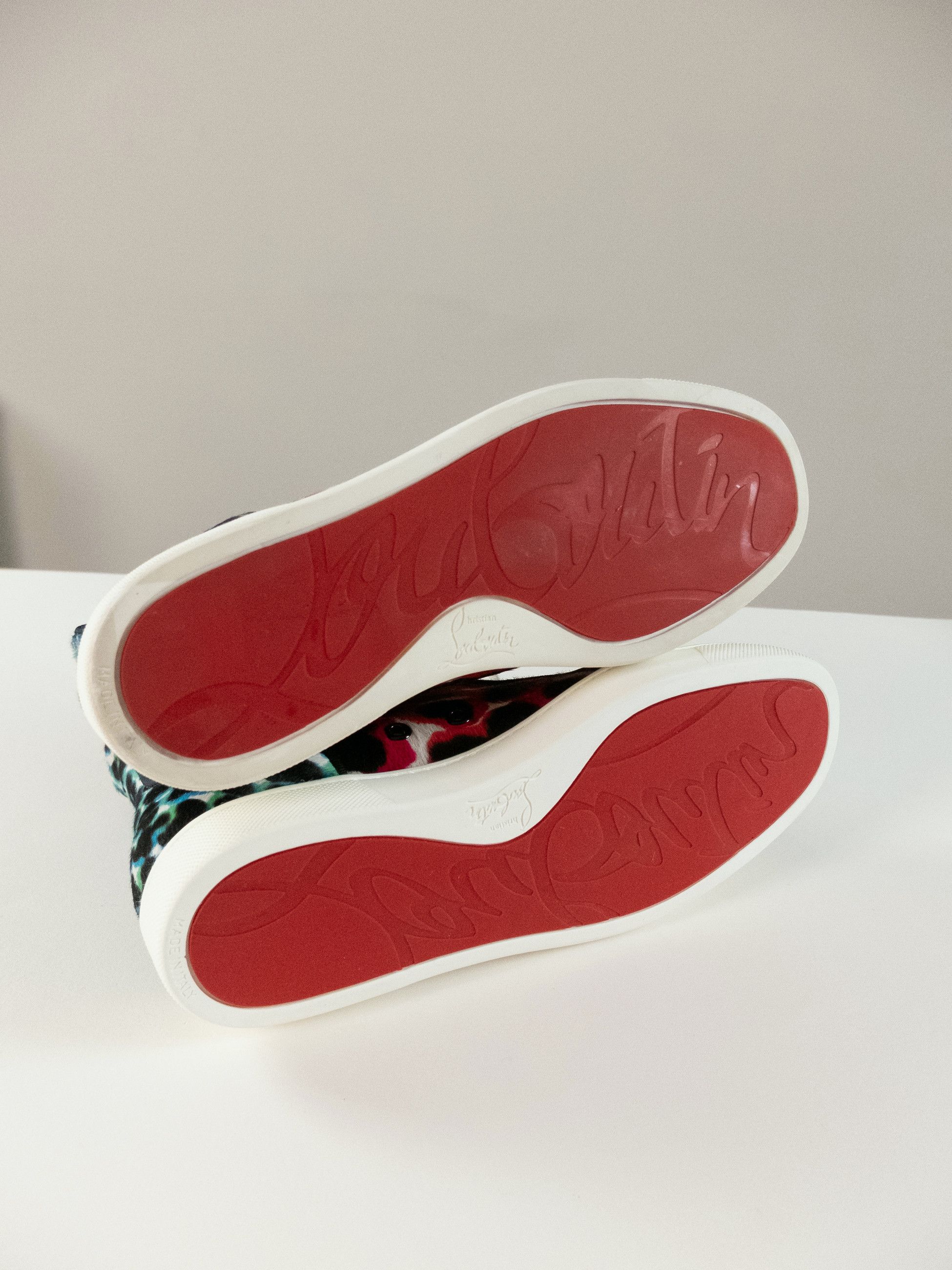 Christian Louboutin CHRISTIAN LOUBOUTIN Rantus Orlato pony hair sneakers 8.5 Size US 8.5 / IT 38.5 - 6 Thumbnail