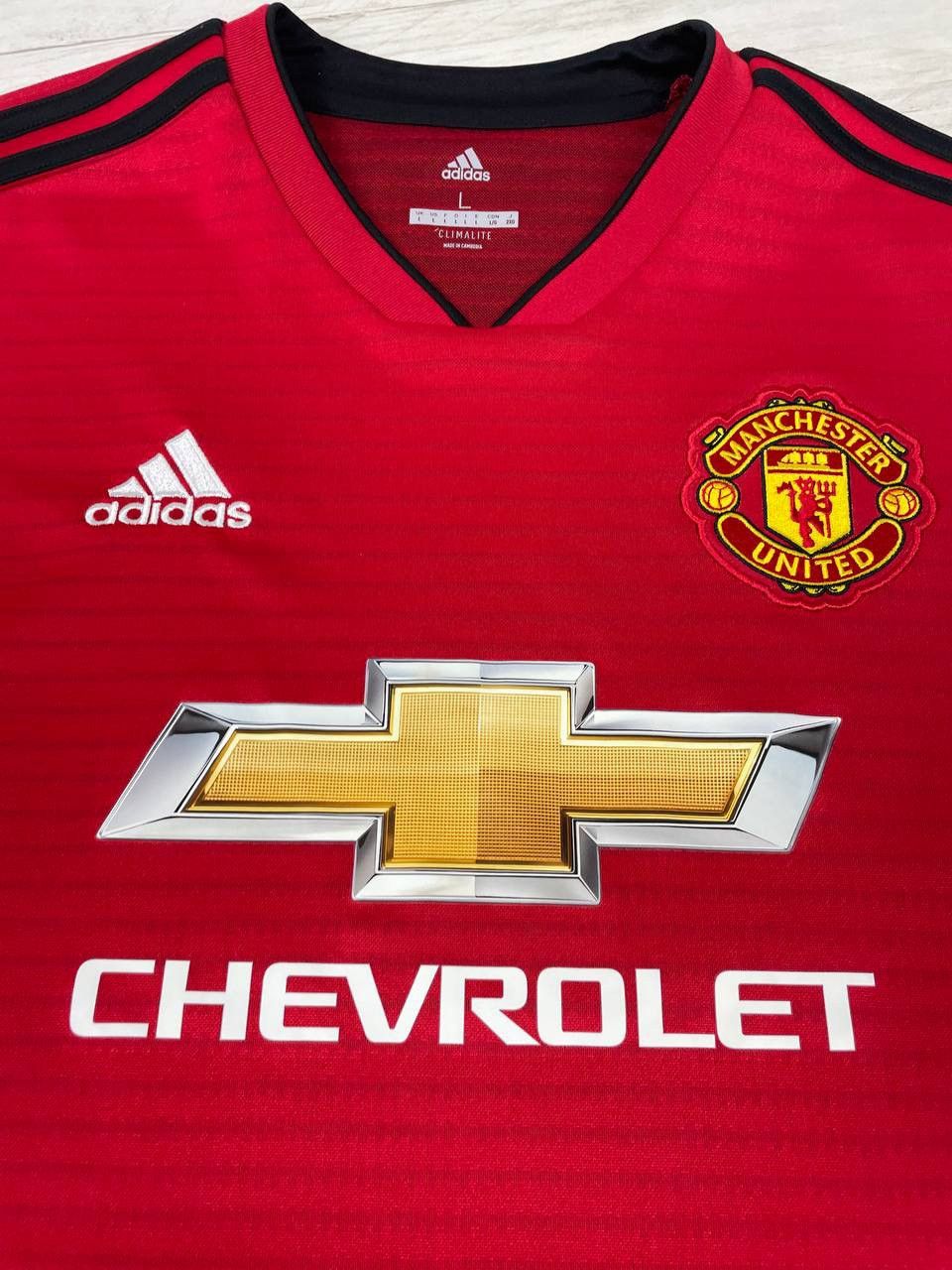 Adidas Adidas Manchester United 2018 2019 Home Shirt Soccer Jersey Size US L / EU 52-54 / 3 - 7 Thumbnail