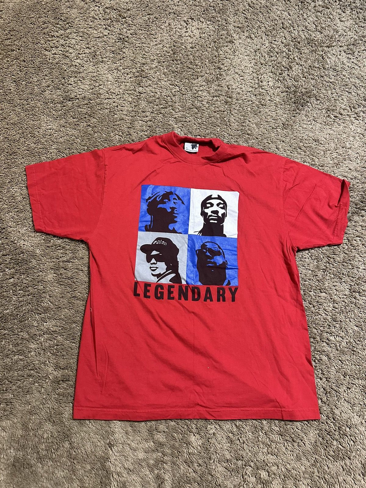 Jerzees × Vintage Vintage Legendary 2Pac Biggie Snoop Dogg 00s size XL Size US XL / EU 56 / 4 - 1 Thumbnail