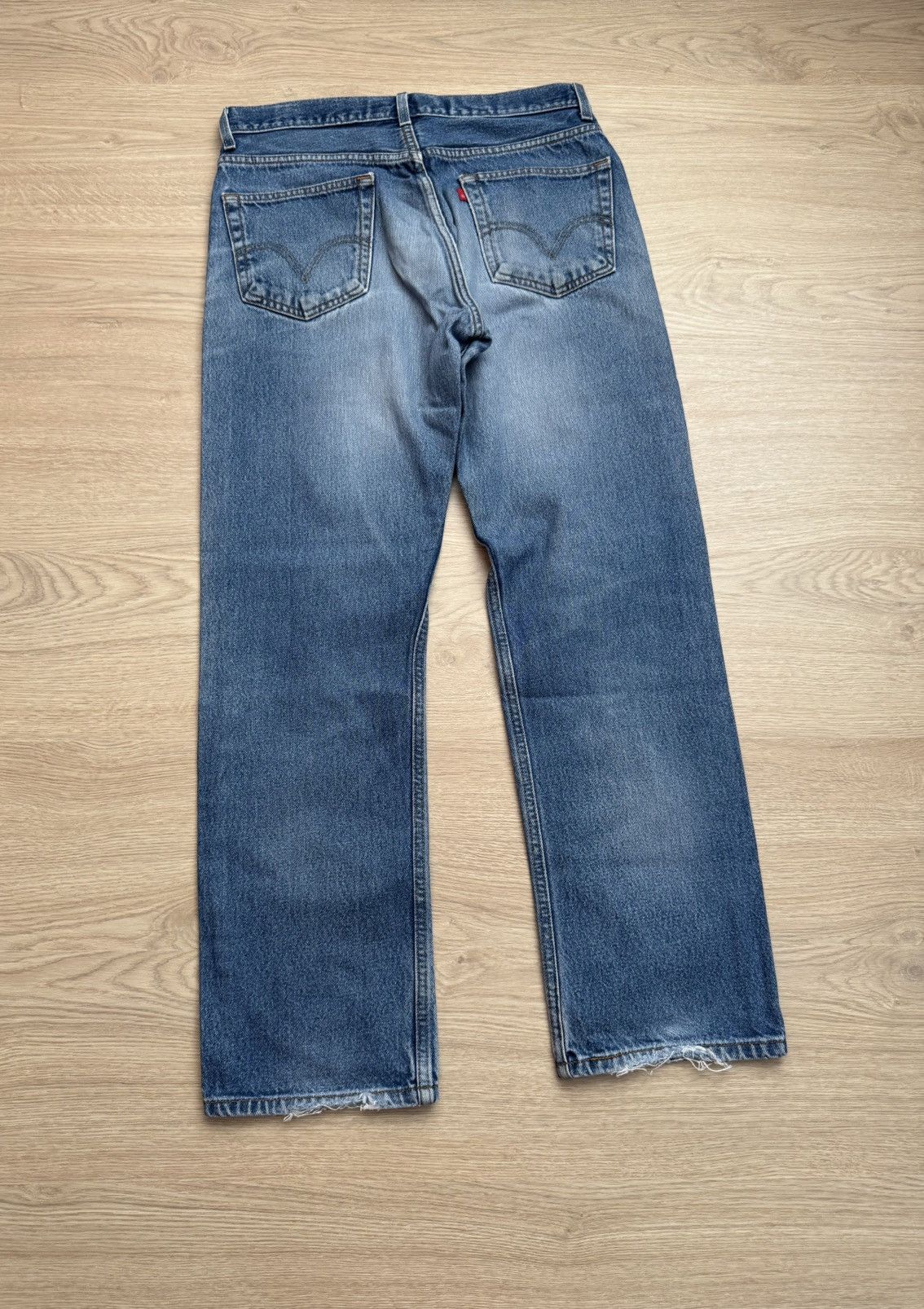 Levi's Vintage 00’s Levi’s 505 Distressed Blue Denim Jeans Pants Size US 33 - 4 Thumbnail