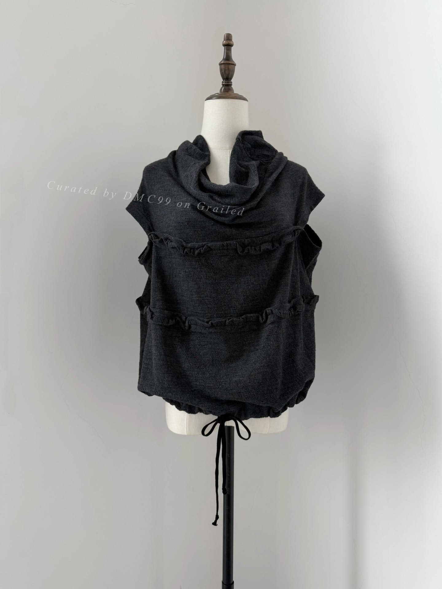 Comme des Garcons Comme des Garçons 2010 Tricot Cowl Neck Vest Size M / US 6-8 / IT 42-44 - 1 Thumbnail