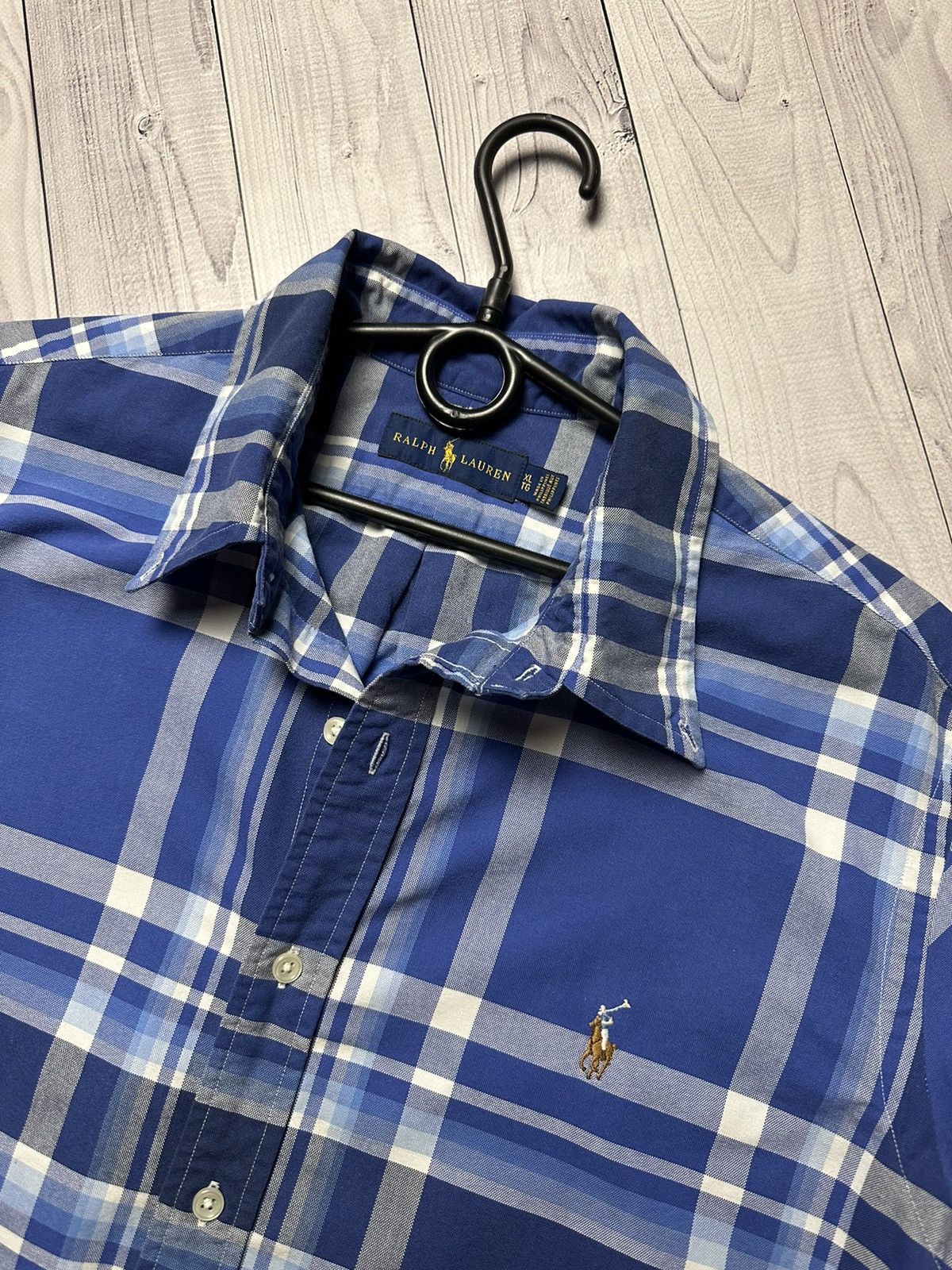 Polo Ralph Lauren × Vintage Vintage Polo Ralph Lauren plaid shirt size XL Size US XL / EU 56 / 4 - 3 Thumbnail