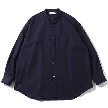 Graphpaper High Count Band Collar Round Cut Oversized Shirt Size US L / EU 52-54 / 3 - 1 Thumbnail