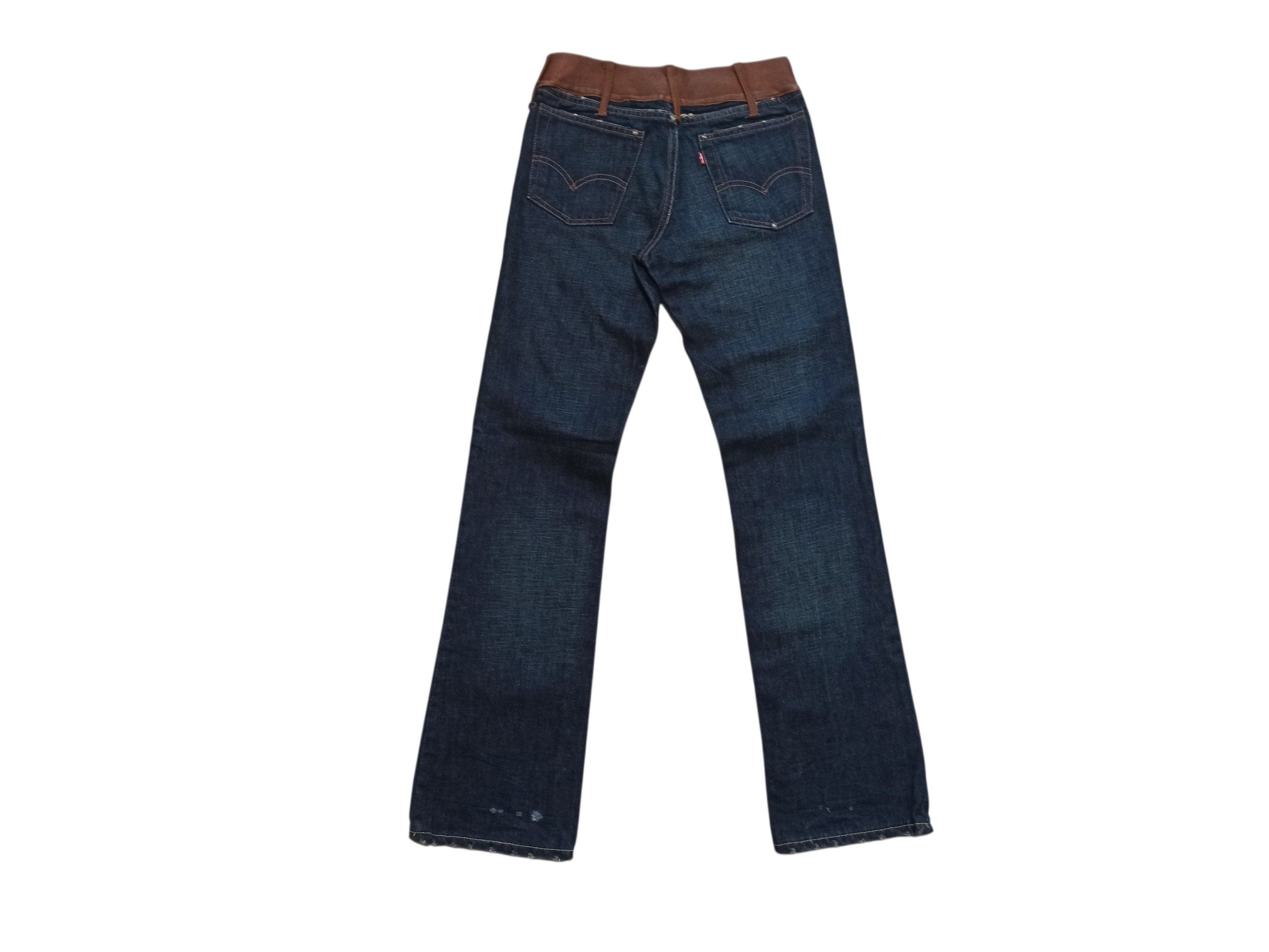 Levi's Levi's Rare Big E Leather Waistband Jeans Made In USA W28 Size 28" / US 6 / IT 42 - 6 Thumbnail