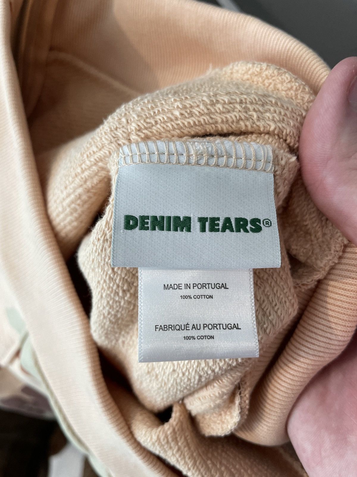 DENIM TEARS Denim Tears Cotton Wreath Zip Hoodie Tan Camo S Size US S / EU 44-46 / 1 - 4 Thumbnail