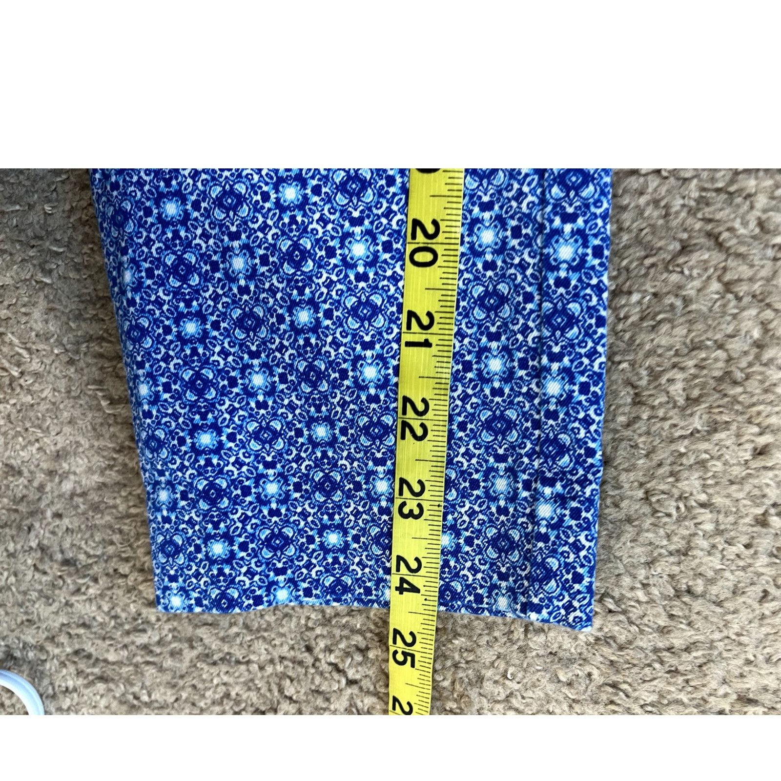 Gap Women's Blue Pattern Gap Slacks 12 Size 34" / US 12 / IT 48 - 5 Thumbnail