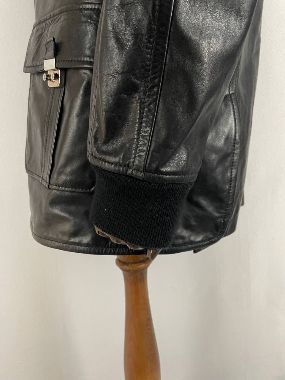 Dsquared2 Dsquared2 Leather Jacket Black 56 size Size US XL / EU 56 / 4 - 9 Thumbnail