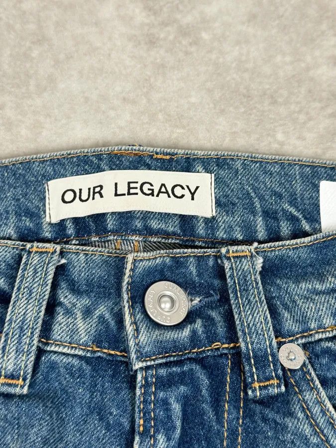 Our Legacy Our Legacy Blue Distressed Denim Jeans Size US 32 / EU 48 - 12 Thumbnail