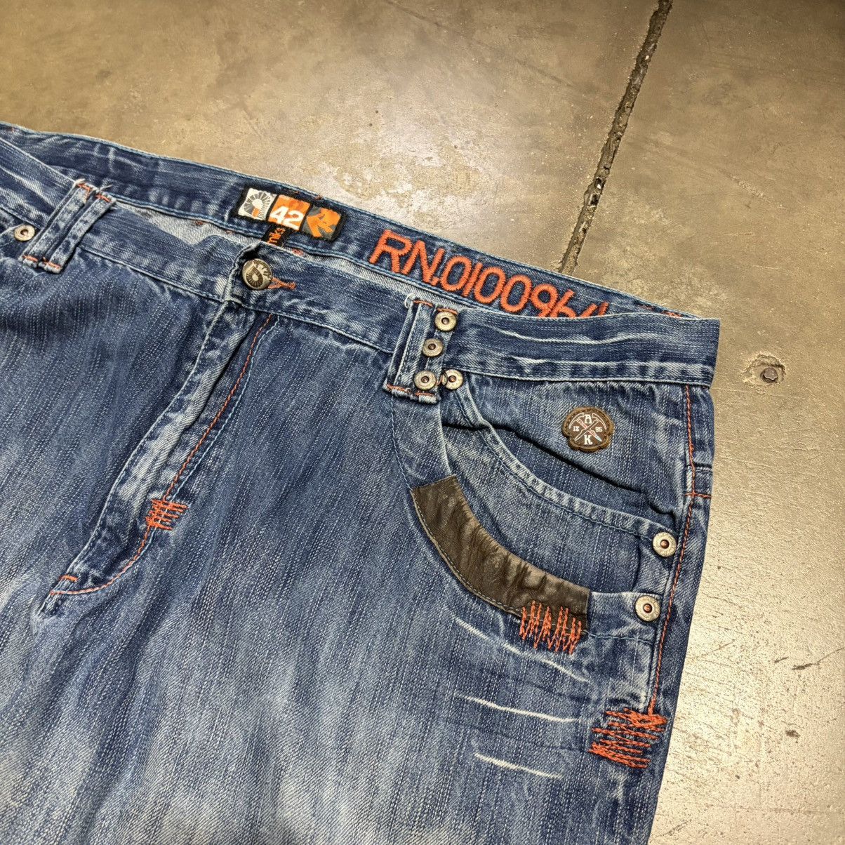 Akademiks Vintage Akademiks Denim Jeans Wide Leg Baggy Skater Y2K JNCO Size US 42 / EU 58 - 13 Thumbnail