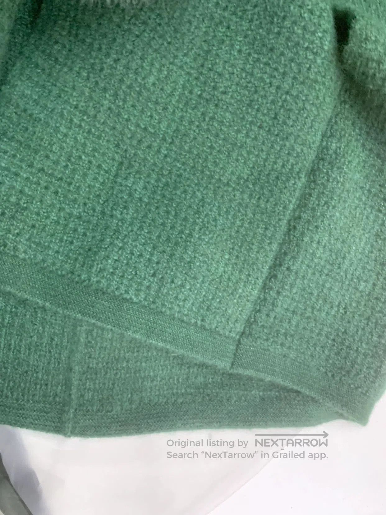 Saint Laurent Paris Saint Laurent Green Fur Collar Coat. Size M / US 6-8 / IT 42-44 - 7 Thumbnail