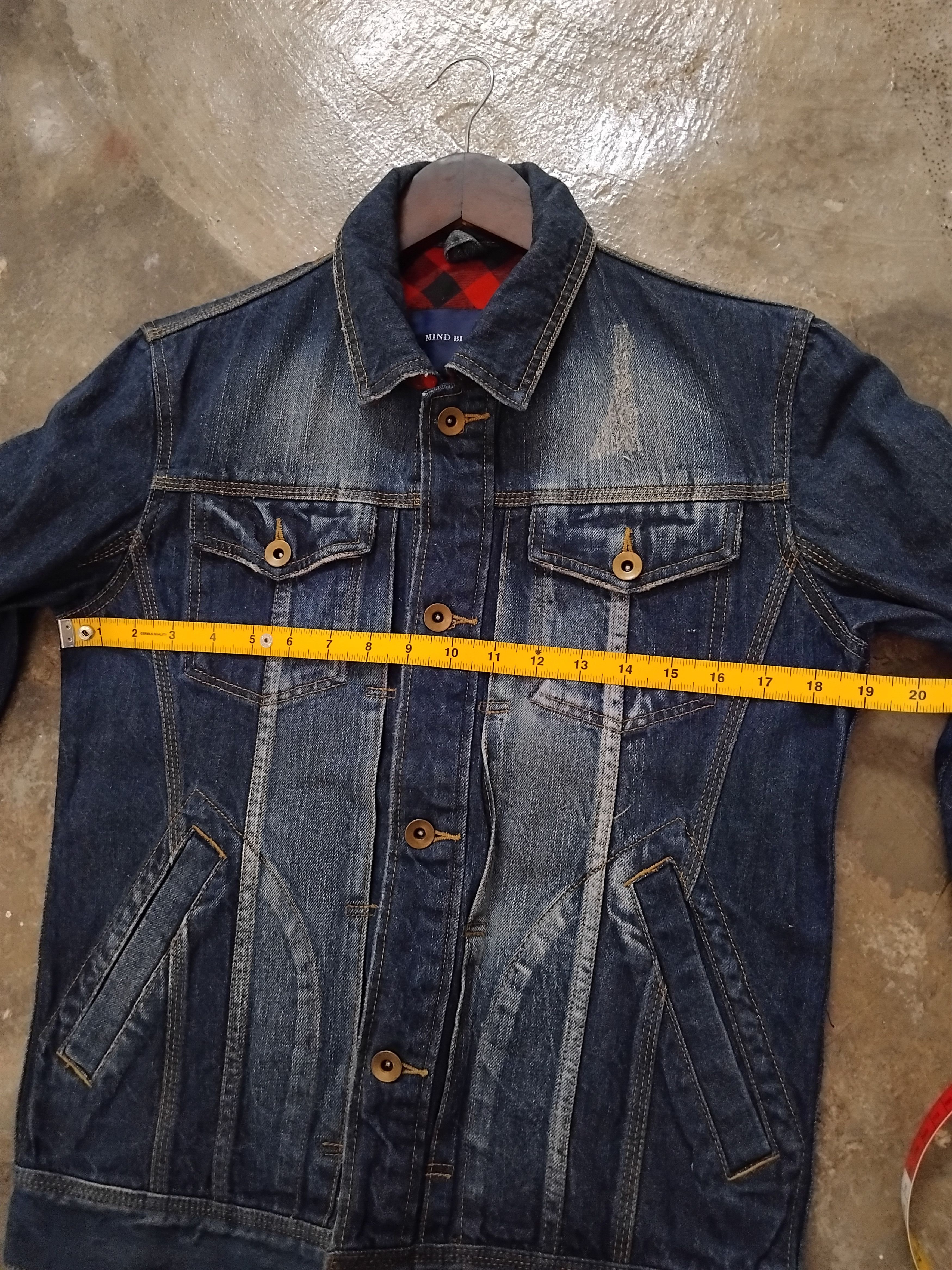 If Six Was Nine 💥Mind Blow Japanese style acid wash denim jacket Size US M / EU 48-50 / 2 - 6 Thumbnail