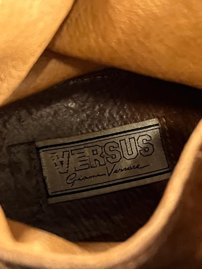 Vintage 2000s Versace Brown Suede Leather Boots Size US 8 / EU 41 - 10 Thumbnail