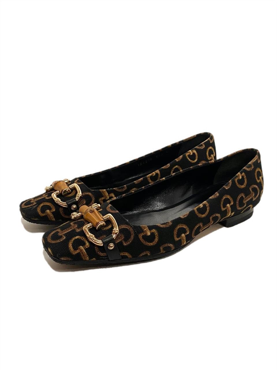 Gucci Gucci x Tom Ford GG Horsebit Bamboo Mule Ballet Flats Shoes Size US 7.5 / IT 37.5 - 1 Thumbnail