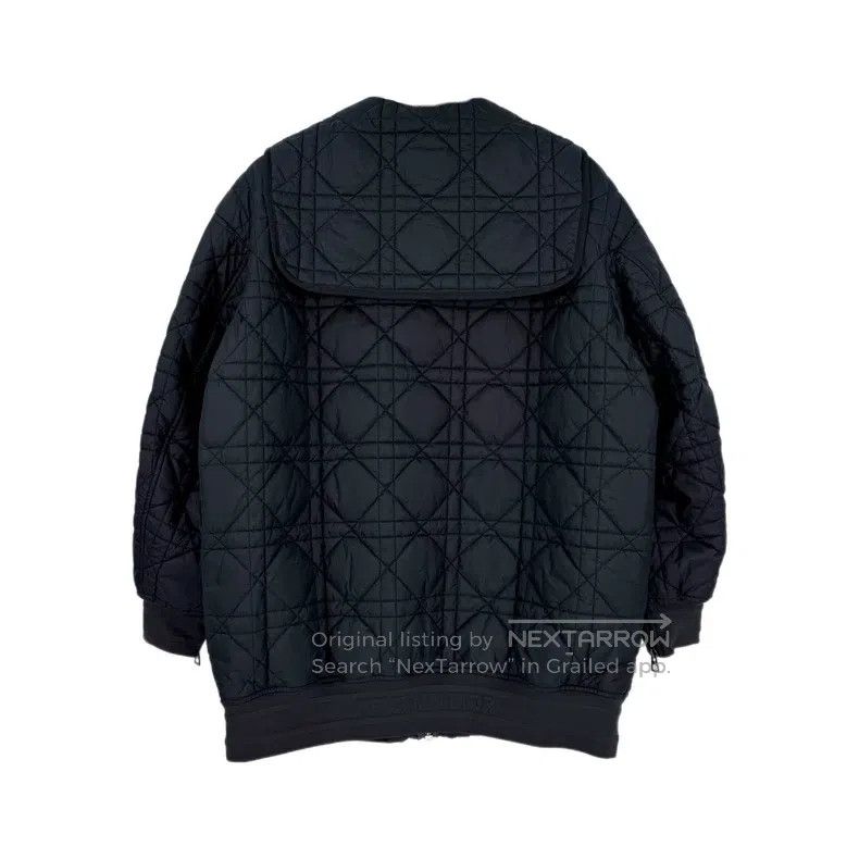 Dior Dior Dark blue embroidered bee diamond plaid navy collar c Size S / US 4 / IT 40 - 2 Thumbnail