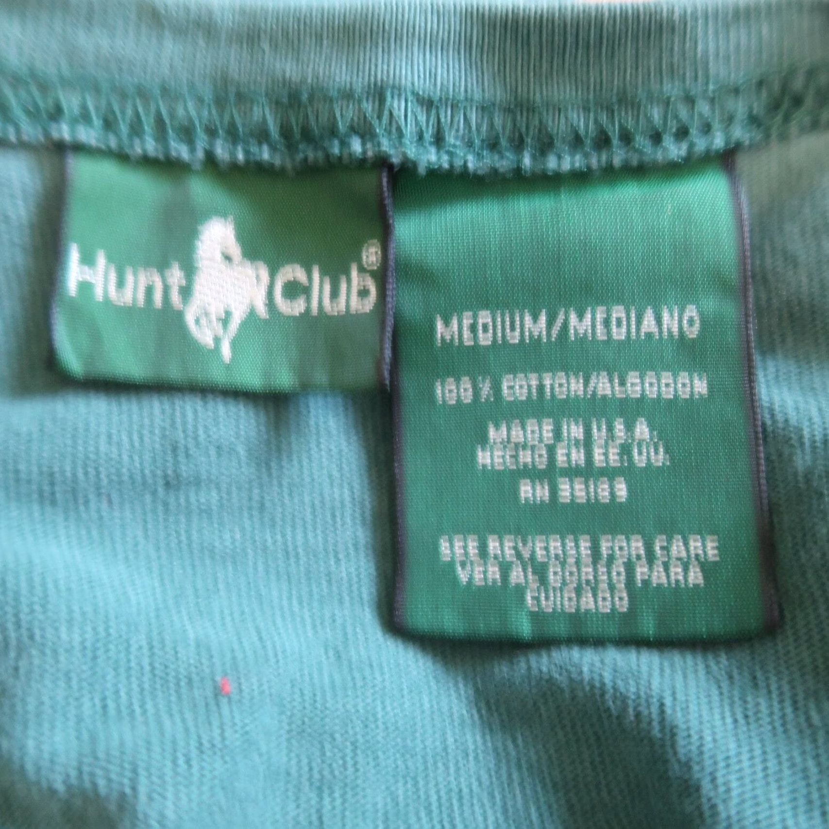 Vintage VINTAGE 90s Hunt Club Jade Green Cotton T-Shirt Dress M Women Short Sleeves Casual Size M / US 6-8 / IT 42-44 - 7 Thumbnail