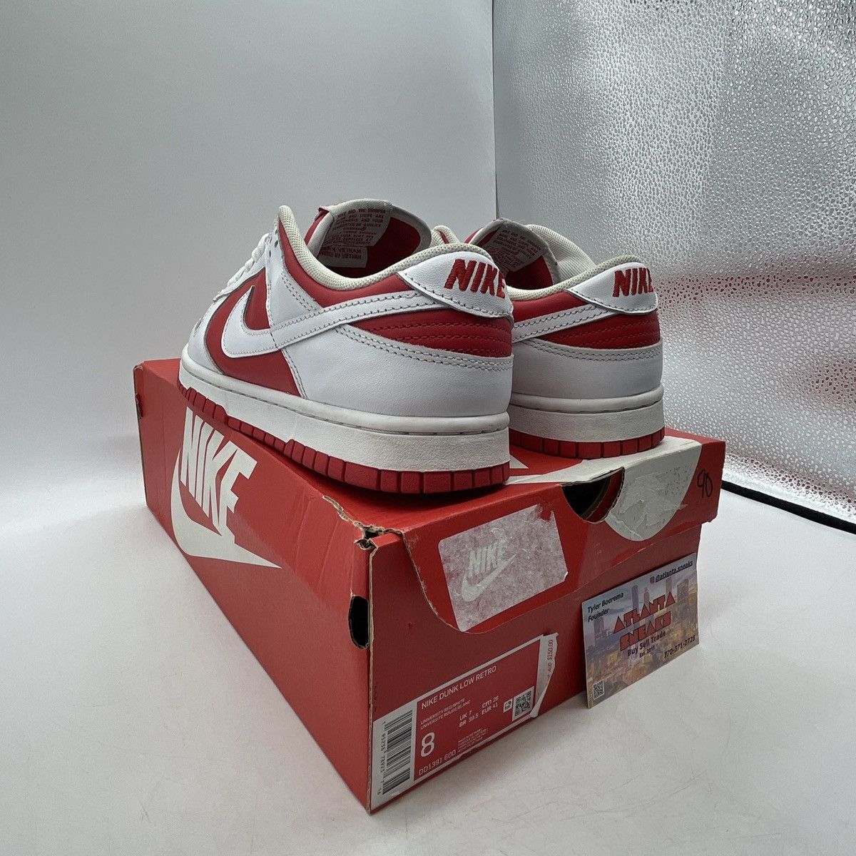 Nike Dunk low Championship red Size US 8 / EU 41 - 4 Thumbnail