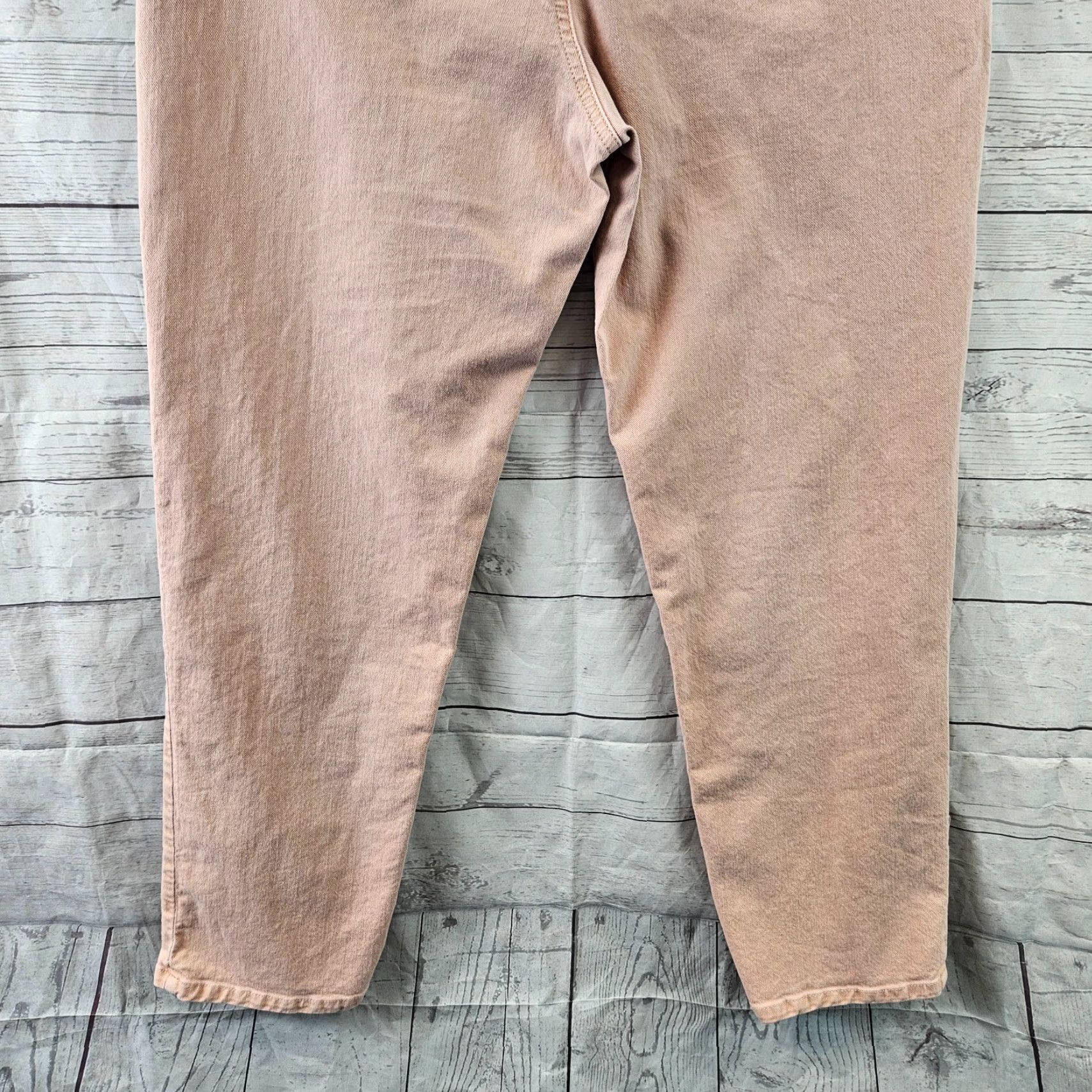 Gerard Darel Gerard Darel Womens Jeans 42 Pink High Rise Tapered Leg Denim Cotton Blend Regular Inseam 27.5" - 16" Waist Womens Jeans Pink High Rise Tapered Leg Size 28" / US 6 / IT 42 - 6 Thumbnail