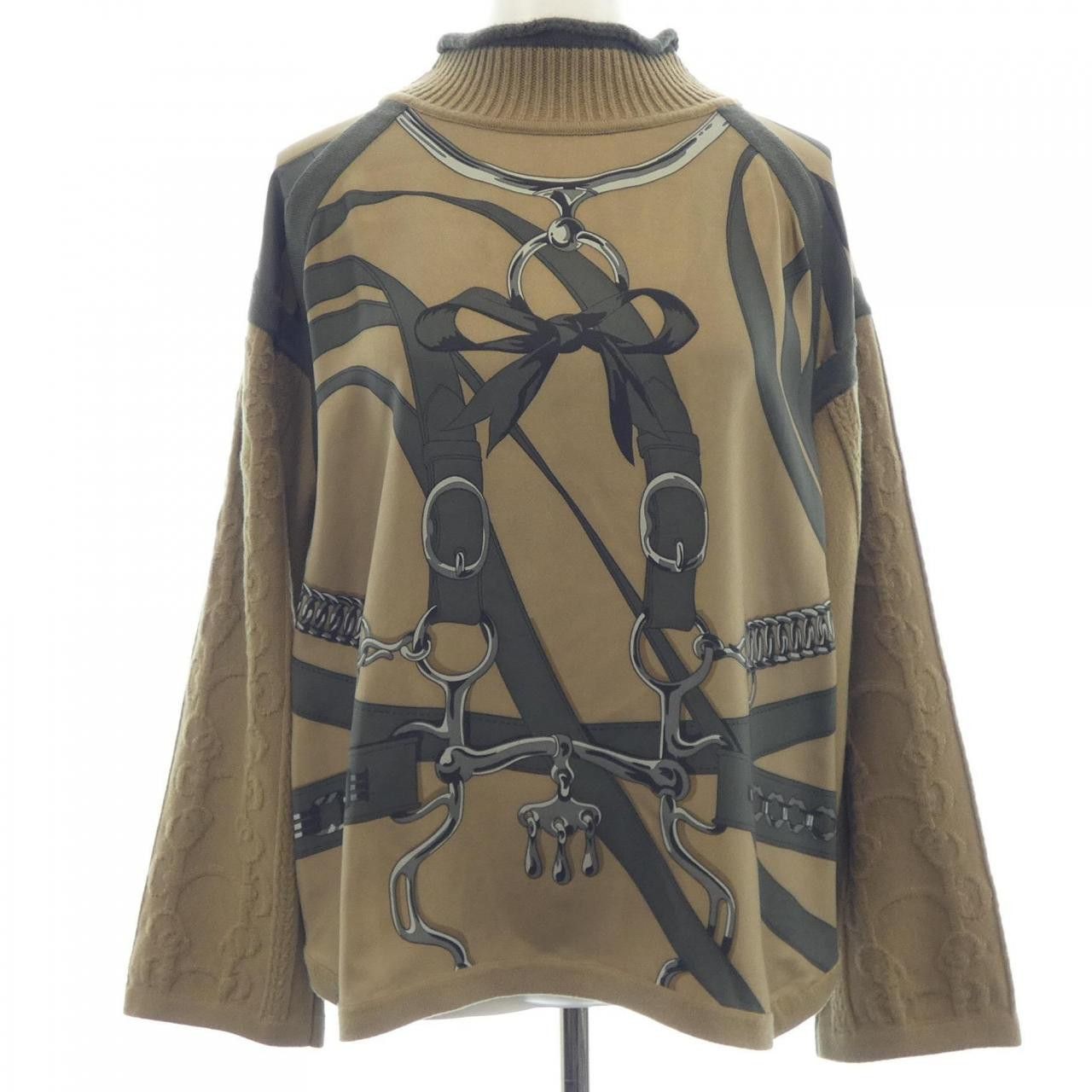 Hermes Hermes Hermes Twillaine Knit Textile Tops DUTY FREE for USA Size ONE SIZE - 1 Thumbnail