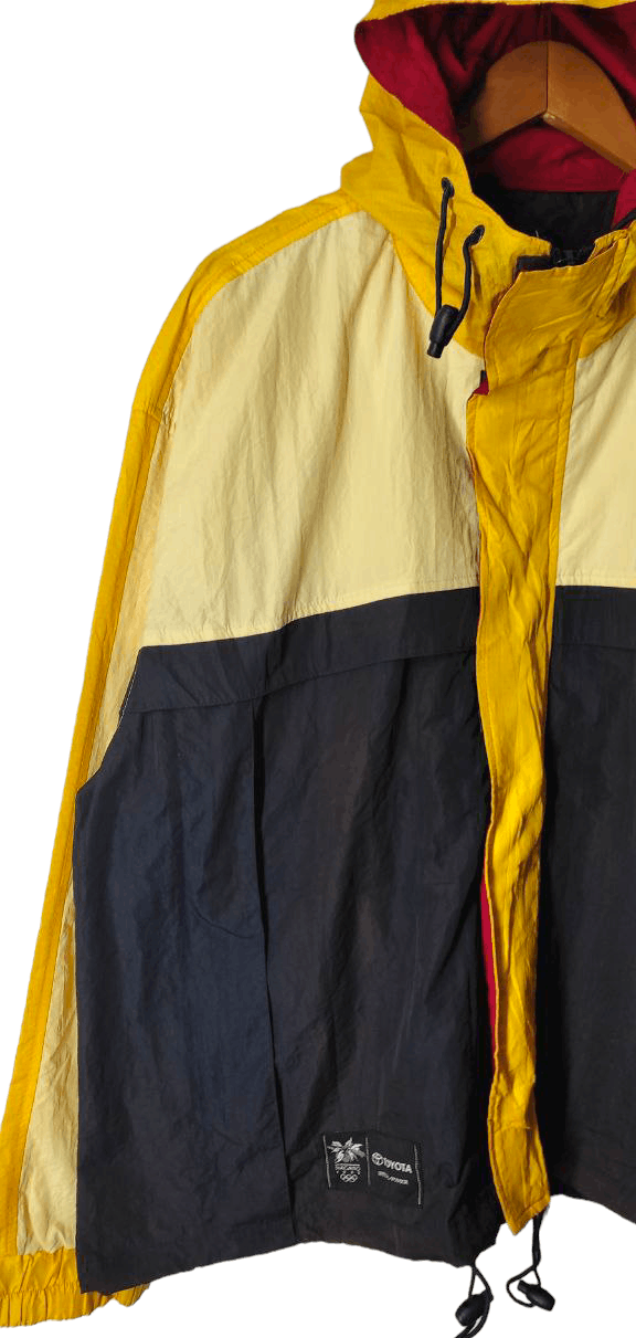 VINTAGE OLYMPIC 90 NAGANO MIZUNO TOYOTA WINDBREAKER JACKET