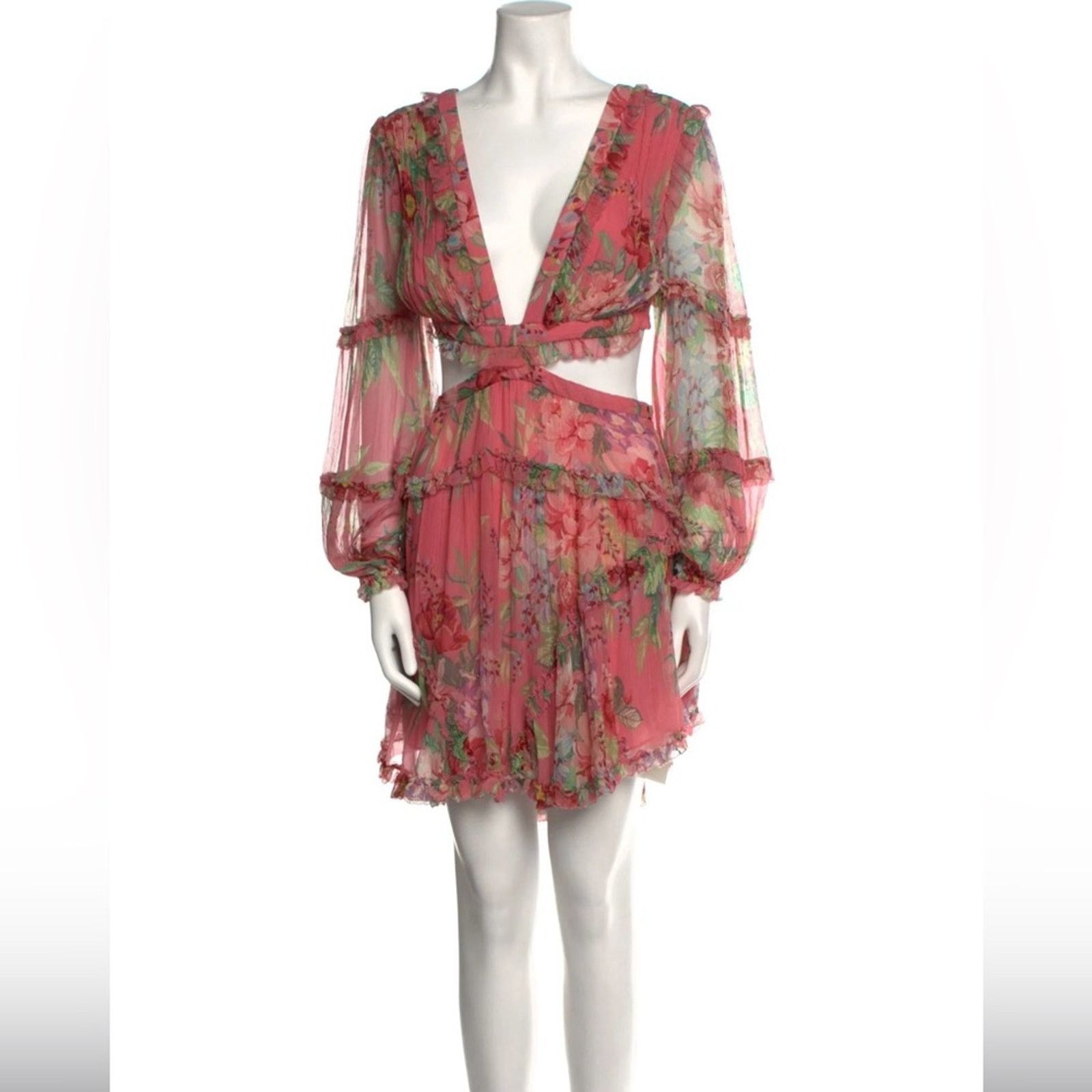 Zimmermann Zimmermann Bellitude Floating Silk Floral Dress Size 0 Size XS / US 0-2 / IT 36-38 - 6 Thumbnail