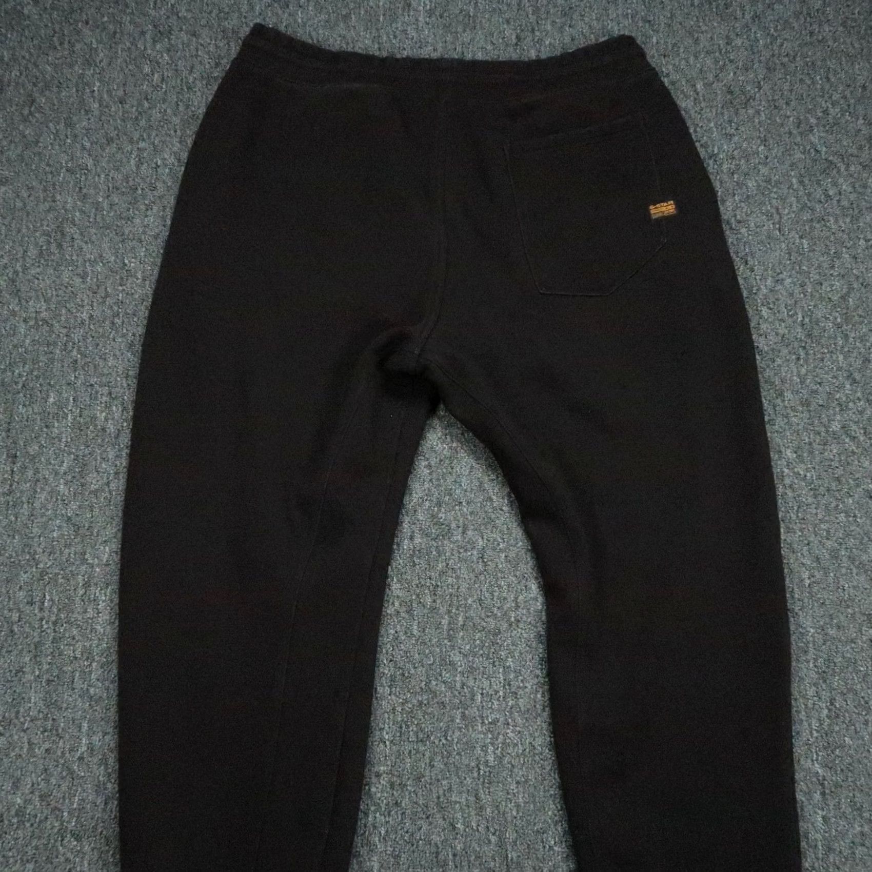 G-Star G Star Raw Sweatpants Mens M Black Athletic Casual Jogger Fleece Pockets Regular Inseam 32 in Tapered Style Sweatpants Size US 31 - 5 Thumbnail