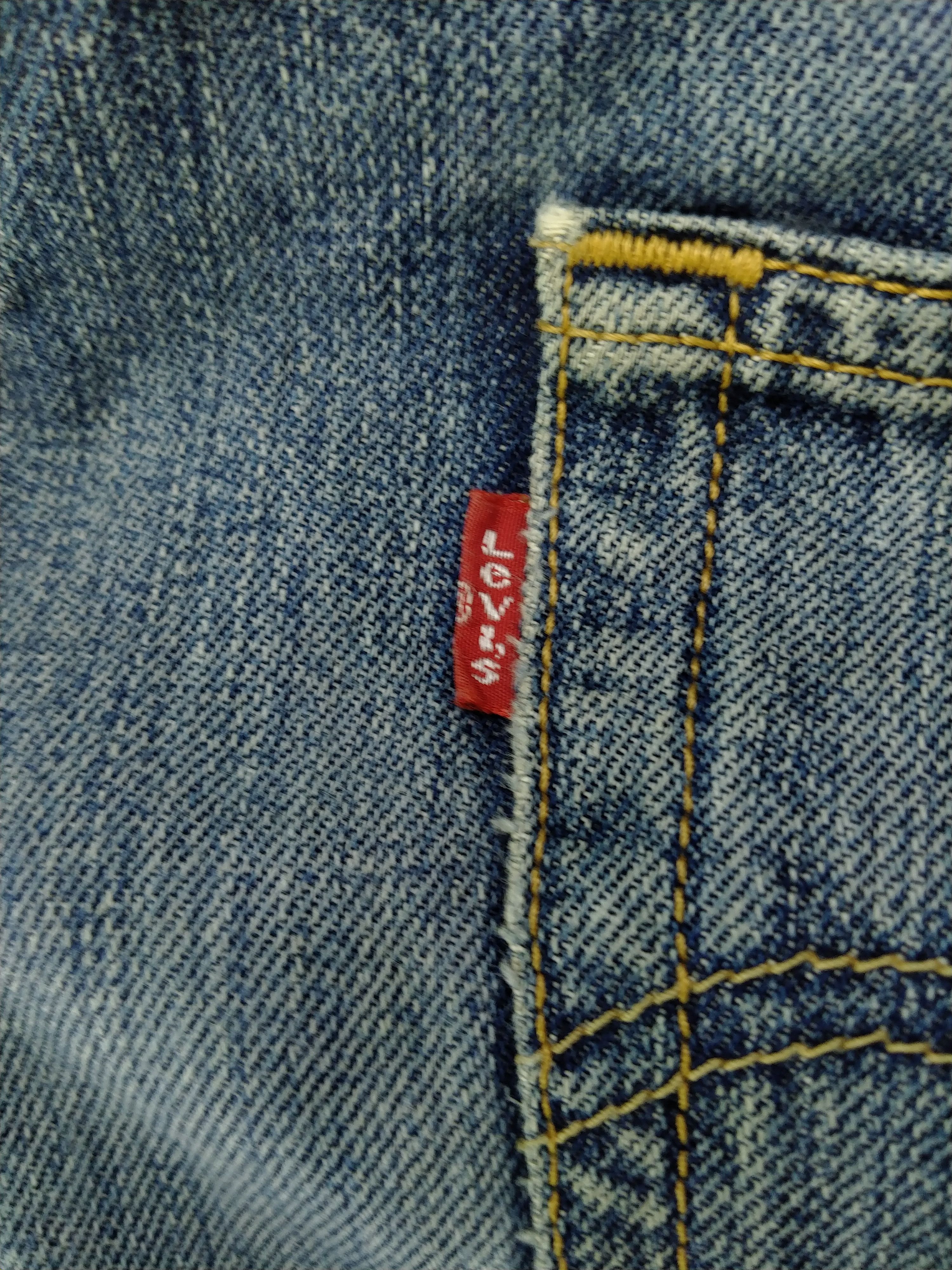 Japanese Brand Blue Distressed Vintage Levi's 501 34x26.5 Denim -JN257 Size US 34 / EU 50 - 13 Thumbnail